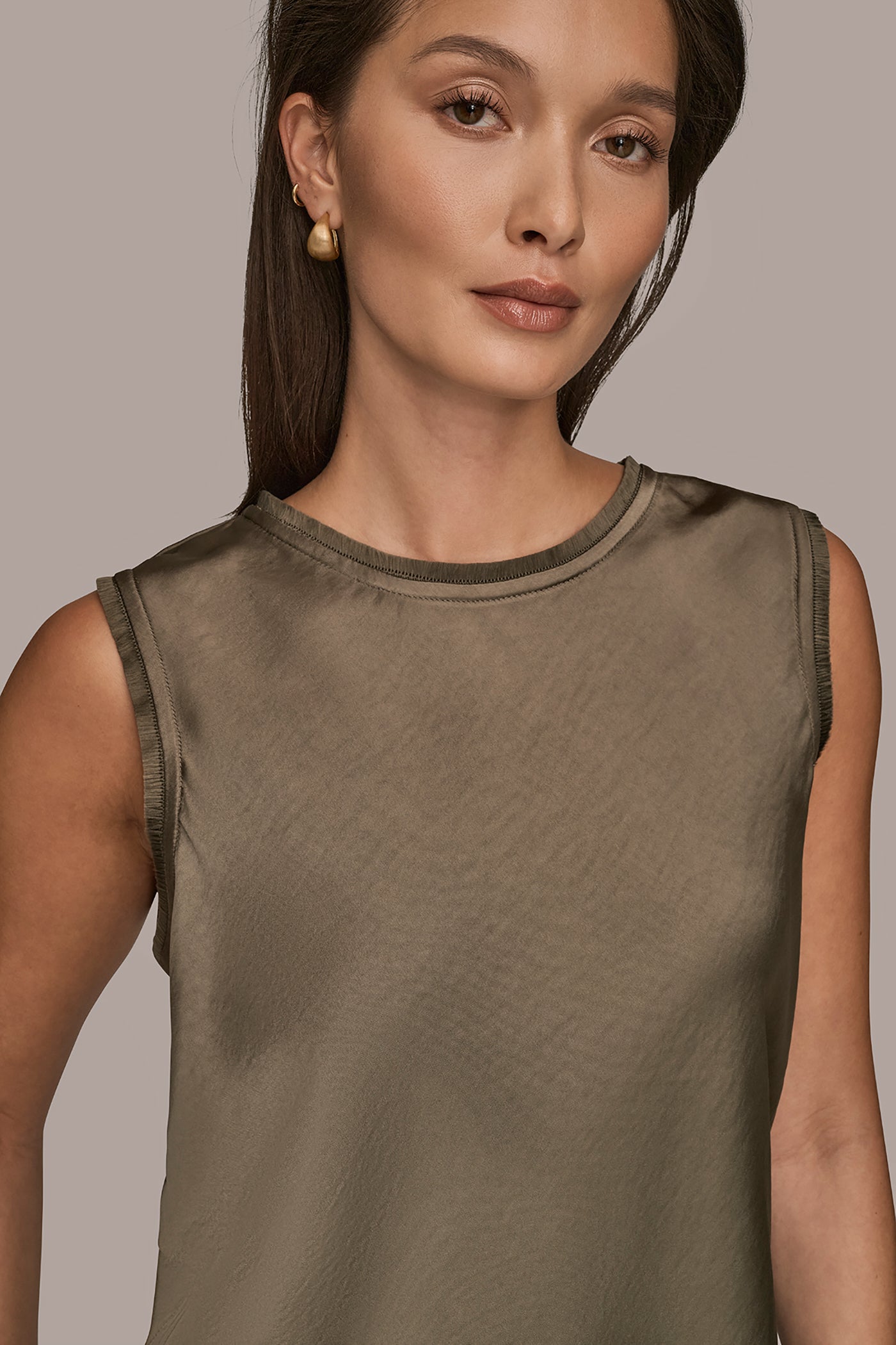 SLEEVELESS FRINGE TRIM BLOUSE VIEW 4 | Casual Collection SLEEVELESS FRINGE TRIM BLOUSE VIEW 4 | Casual Collection