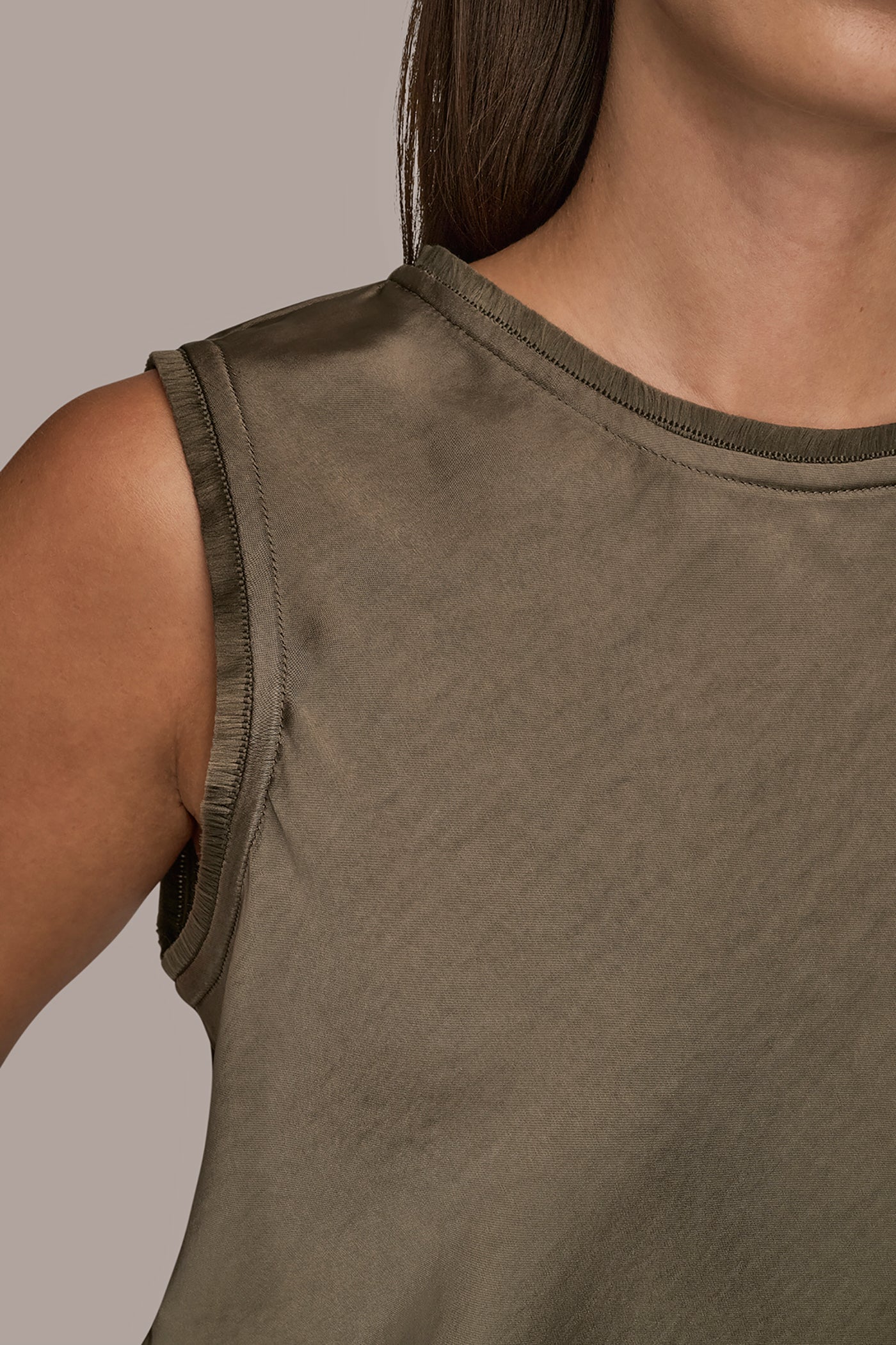 SLEEVELESS FRINGE TRIM BLOUSE VIEW 6 | Casual Collection SLEEVELESS FRINGE TRIM BLOUSE VIEW 6 | Casual Collection