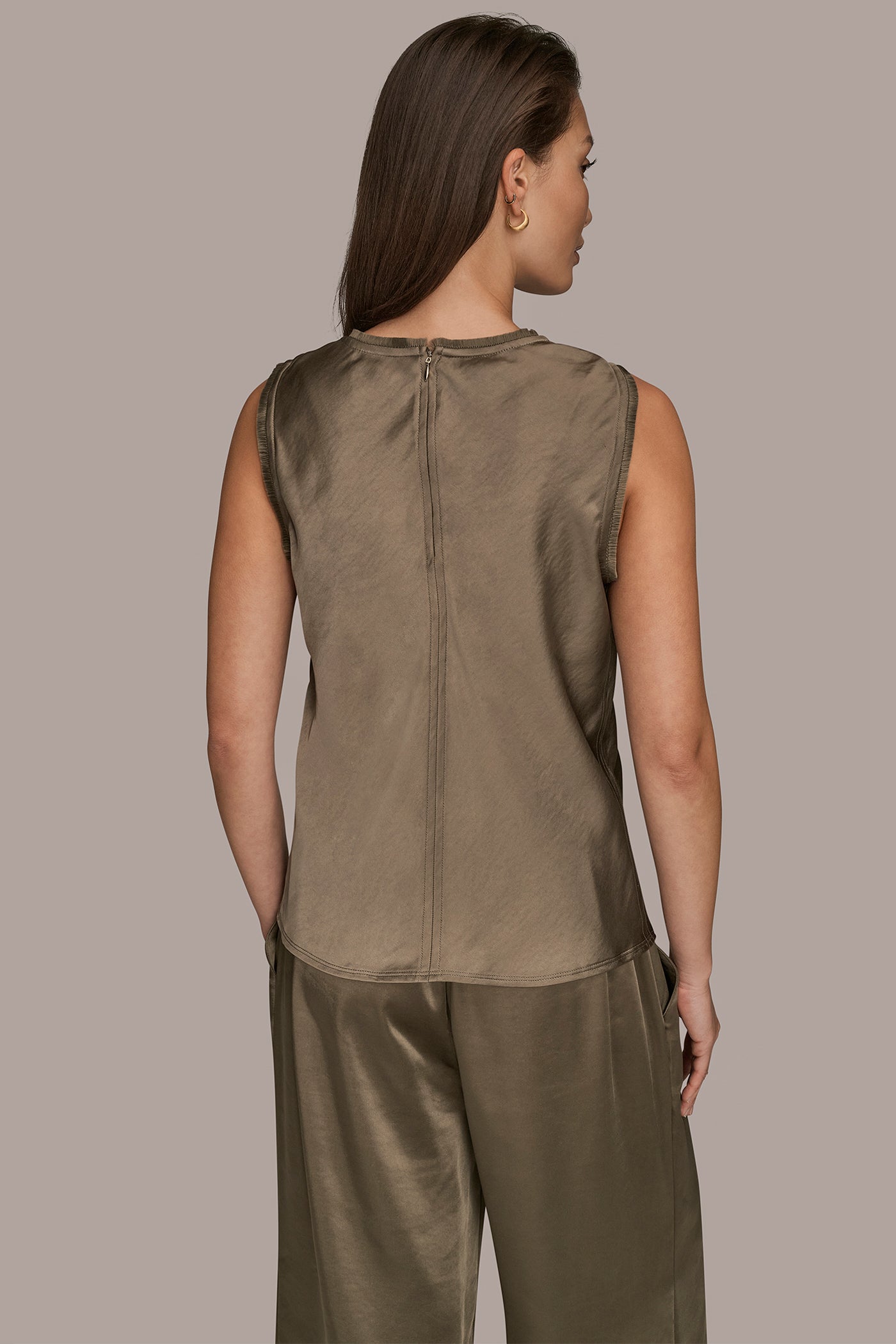 SLEEVELESS FRINGE TRIM BLOUSE | View 2 | Clothing SLEEVELESS FRINGE TRIM BLOUSE | View 2 | Clothing