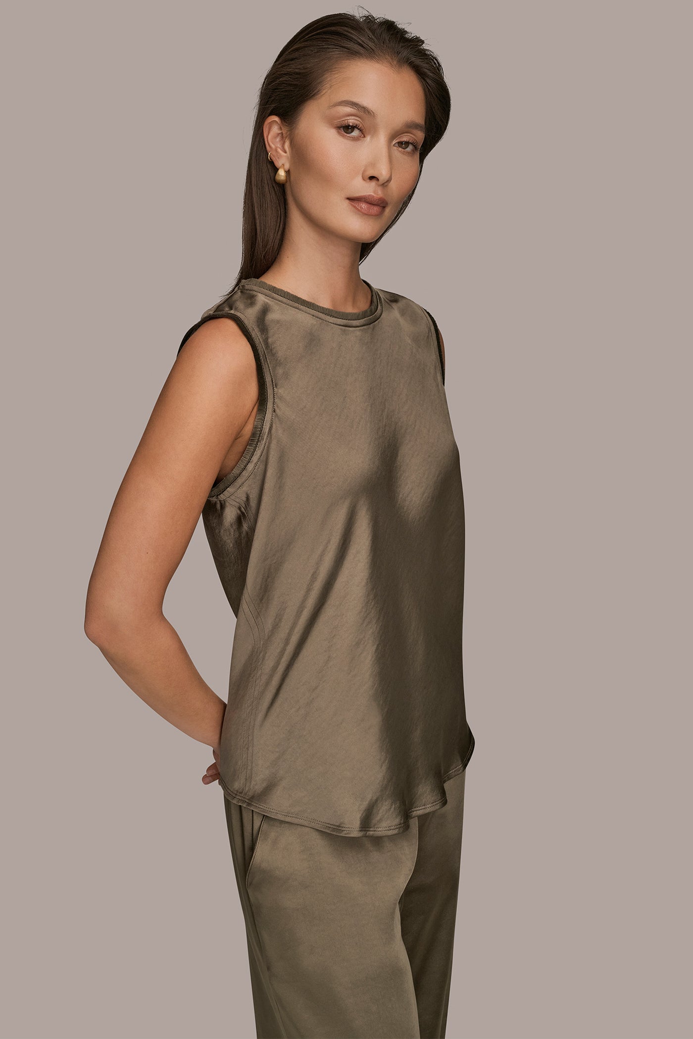 SLEEVELESS FRINGE TRIM BLOUSE VIEW 3 | Casual Collection SLEEVELESS FRINGE TRIM BLOUSE VIEW 3 | Casual Collection