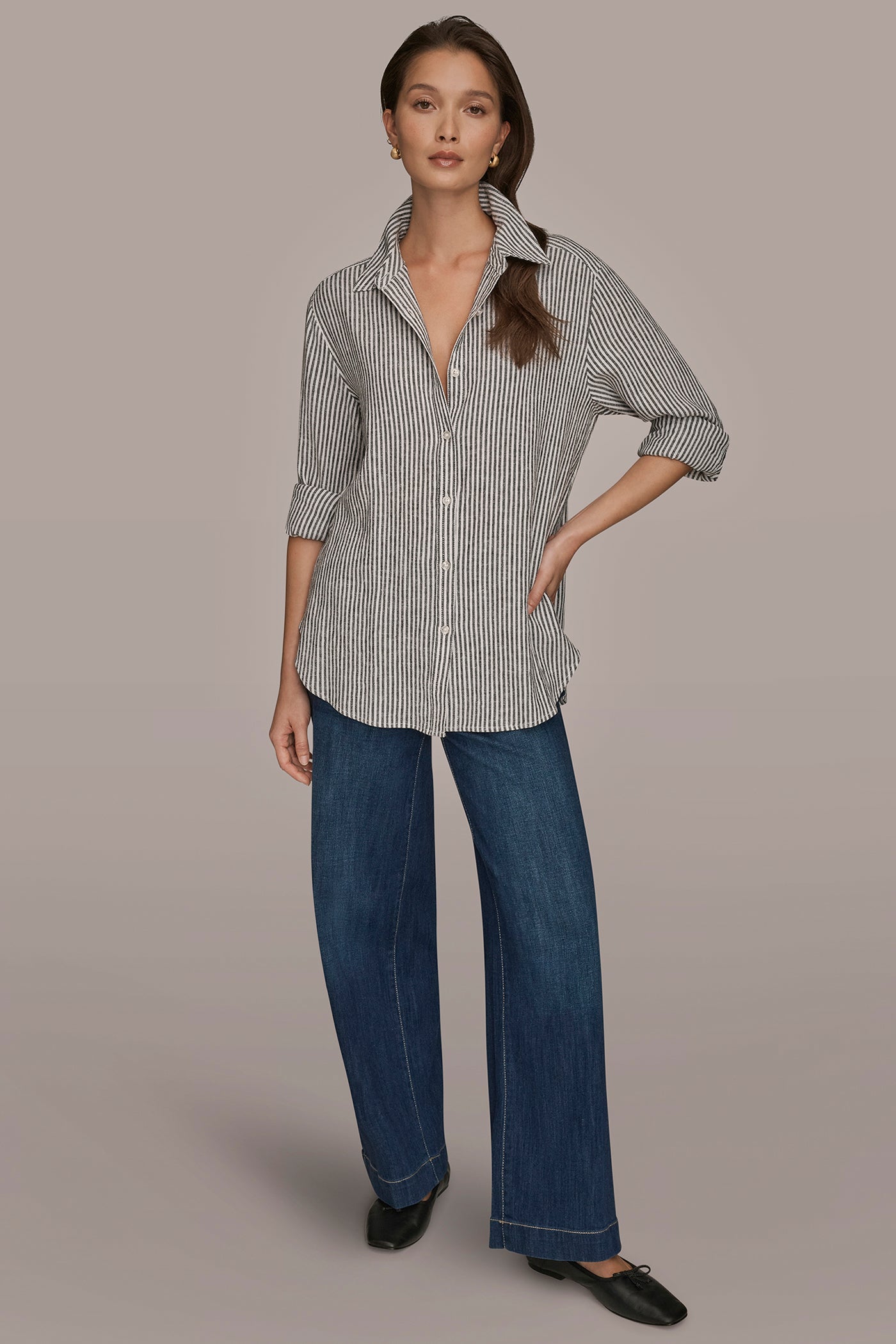 LONG SLEEVE BUTTON DOWN SHIRT VIEW 7 LONG SLEEVE BUTTON DOWN SHIRT VIEW 7