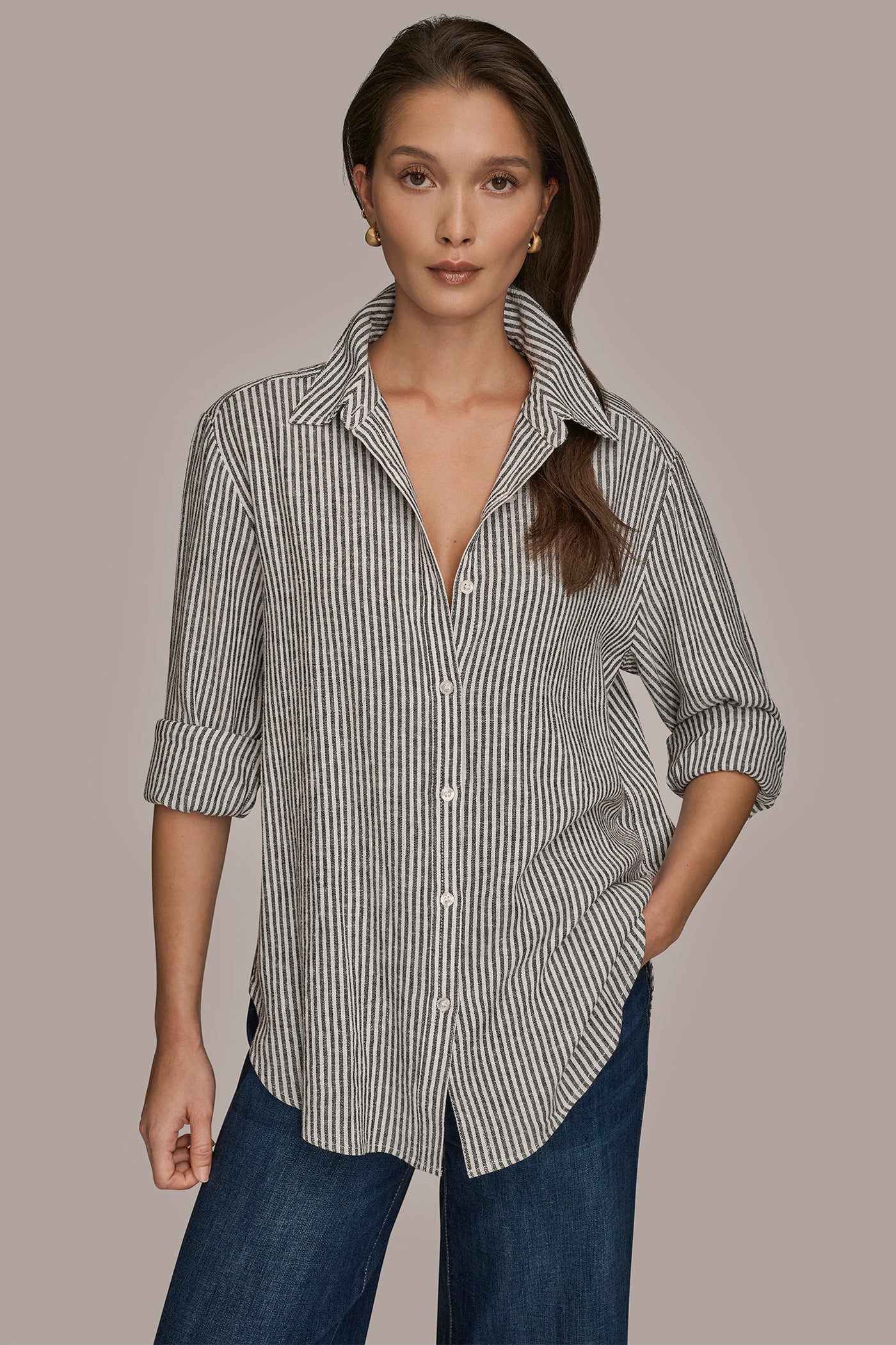 LONG SLEEVE BUTTON DOWN SHIRT VIEW 5 LONG SLEEVE BUTTON DOWN SHIRT VIEW 5