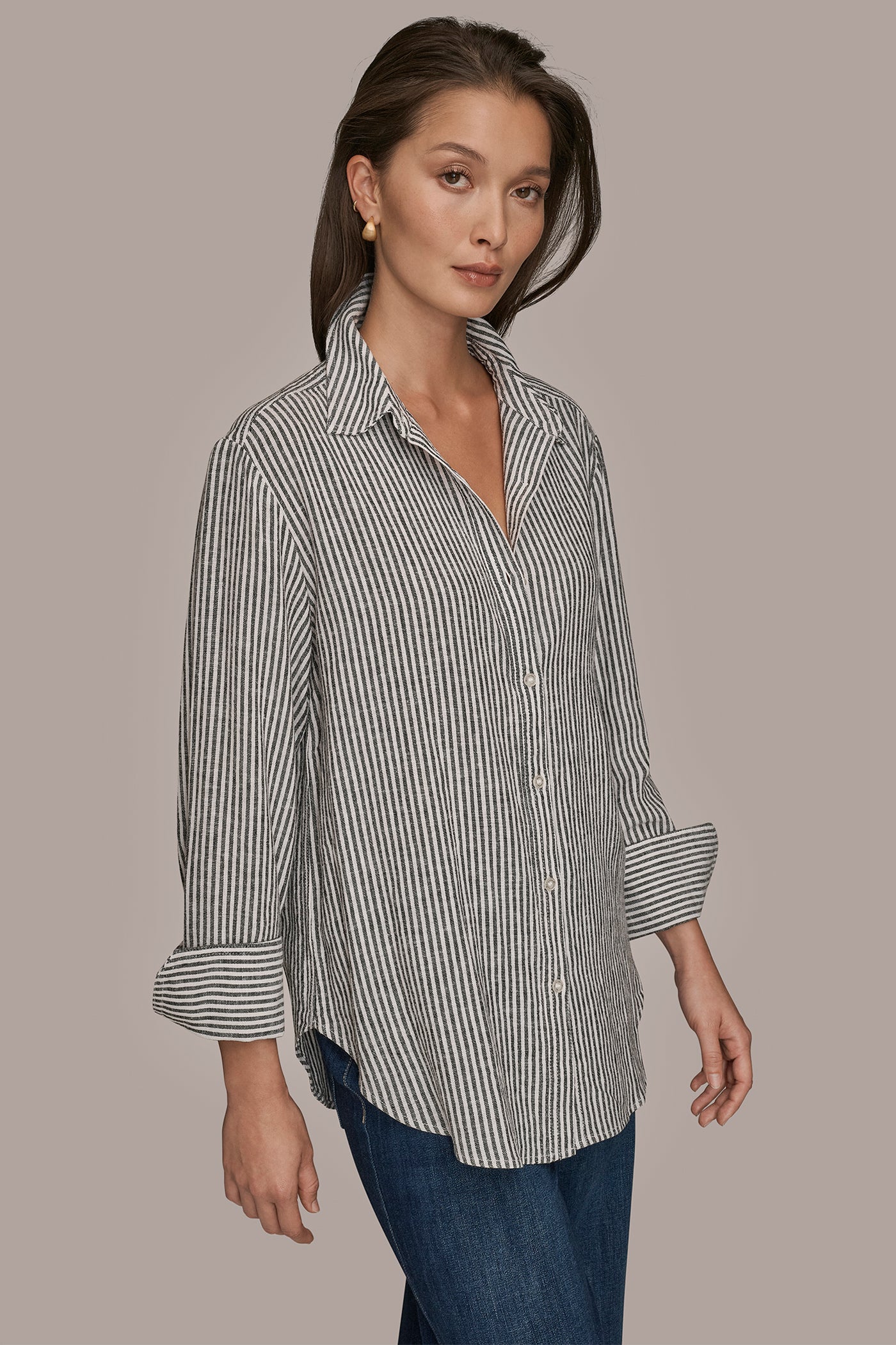 LONG SLEEVE BUTTON DOWN SHIRT VIEW 4 LONG SLEEVE BUTTON DOWN SHIRT VIEW 4