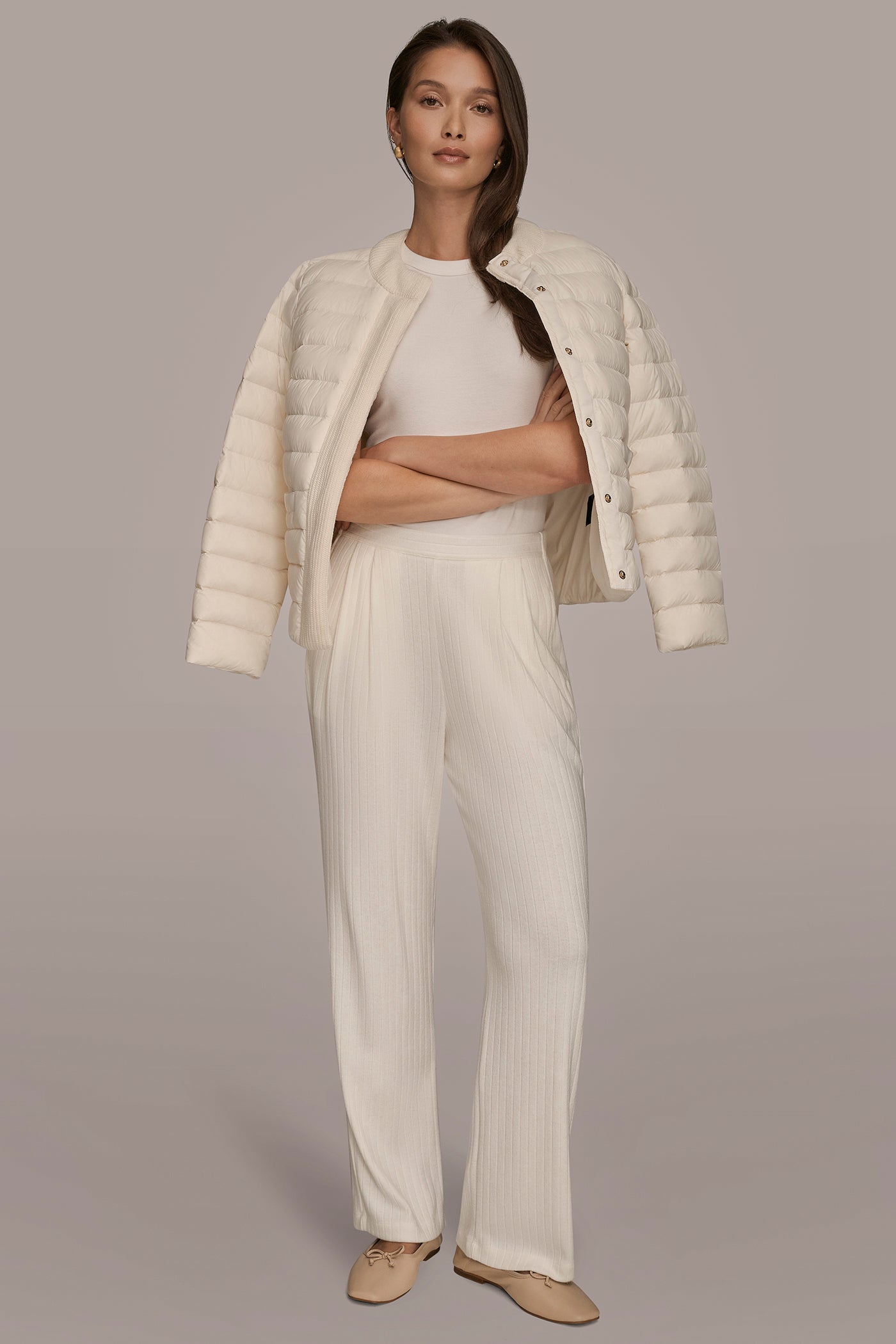 HIGH RISE PULL ON PLEATED PANT VIEW 5 | Donna Karan Weekend HIGH RISE PULL ON PLEATED PANT VIEW 5 | Donna Karan Weekend