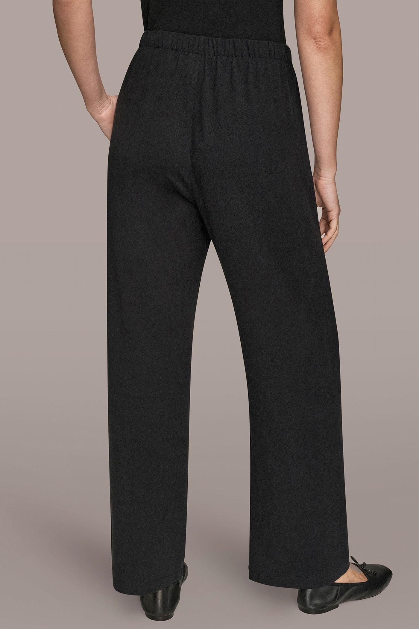 HIGH RISE PULL ON PLEATED PANT | View 2 | Donna Karan Weekend HIGH RISE PULL ON PLEATED PANT | View 2 | Donna Karan Weekend