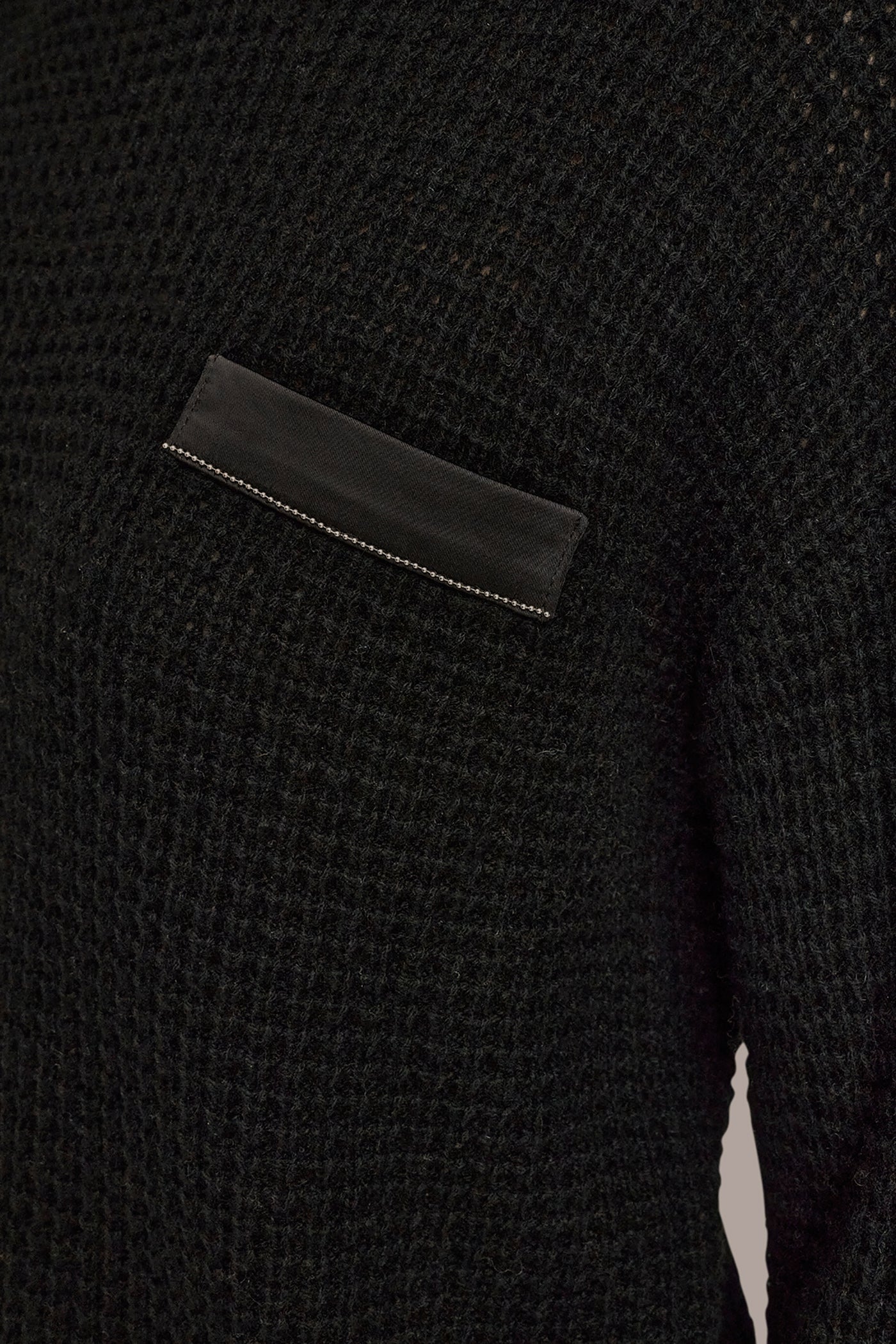 LONG SLEEVE WAFFLE STITCH CREWNECK SWEATER VIEW 5 LONG SLEEVE WAFFLE STITCH CREWNECK SWEATER VIEW 5