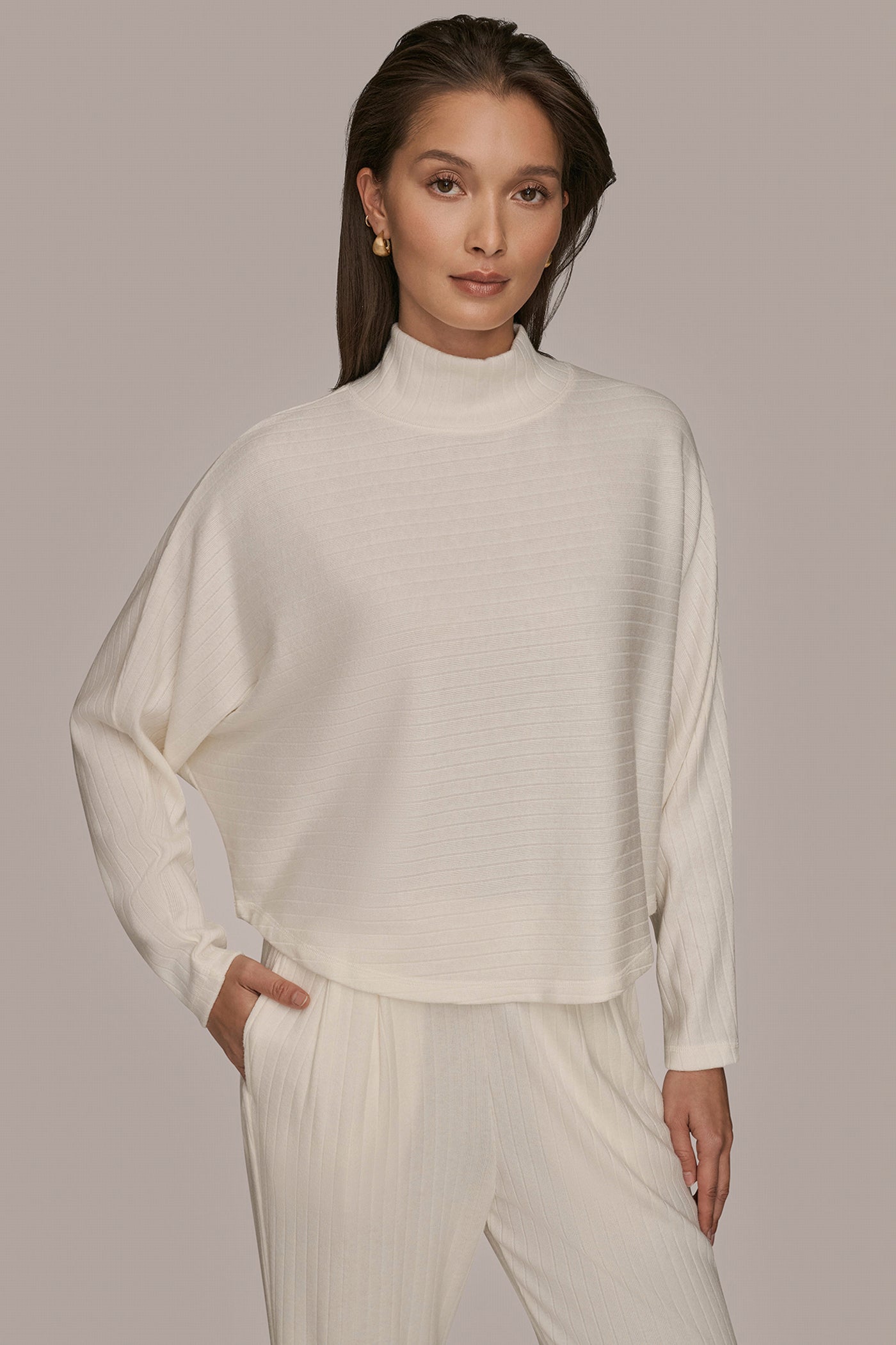 MOCK NECK LONG SLEEVE TOP | View 1 | Tops & Sweaters MOCK NECK LONG SLEEVE TOP | View 1 | Tops & Sweaters