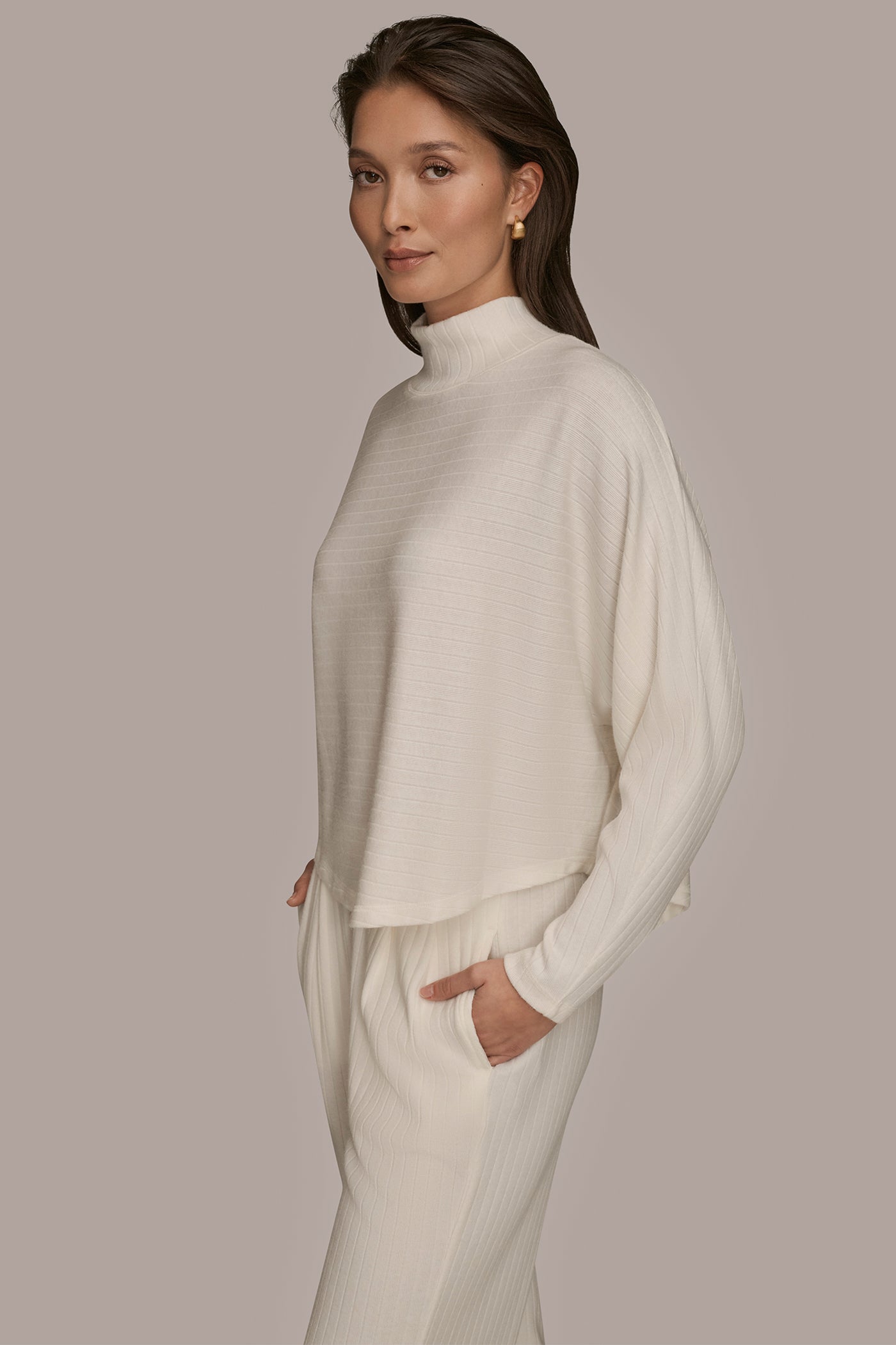 MOCK NECK LONG SLEEVE TOP VIEW 3 | Tops & Sweaters MOCK NECK LONG SLEEVE TOP VIEW 3 | Tops & Sweaters