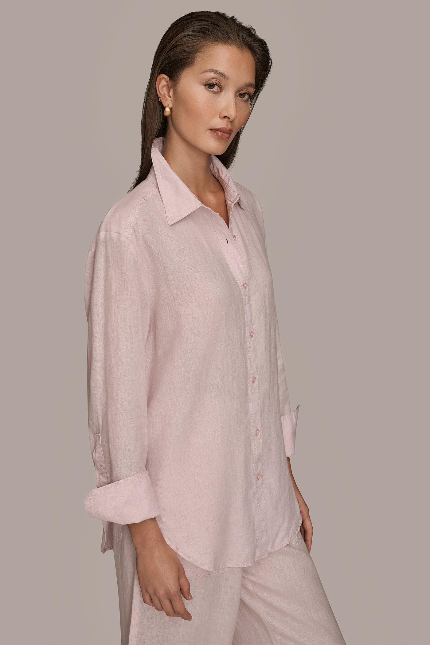LONG SLEEVE BUTTON DOWN SHIRT VIEW 3 LONG SLEEVE BUTTON DOWN SHIRT VIEW 3