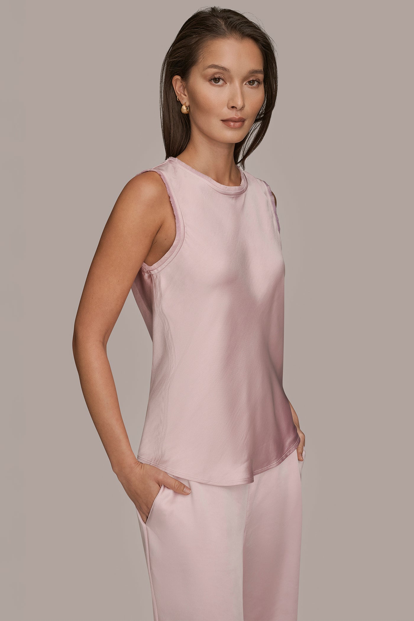 SLEEVELESS FRINGE TRIM BLOUSE VIEW 3 | Casual Collection SLEEVELESS FRINGE TRIM BLOUSE VIEW 3 | Casual Collection