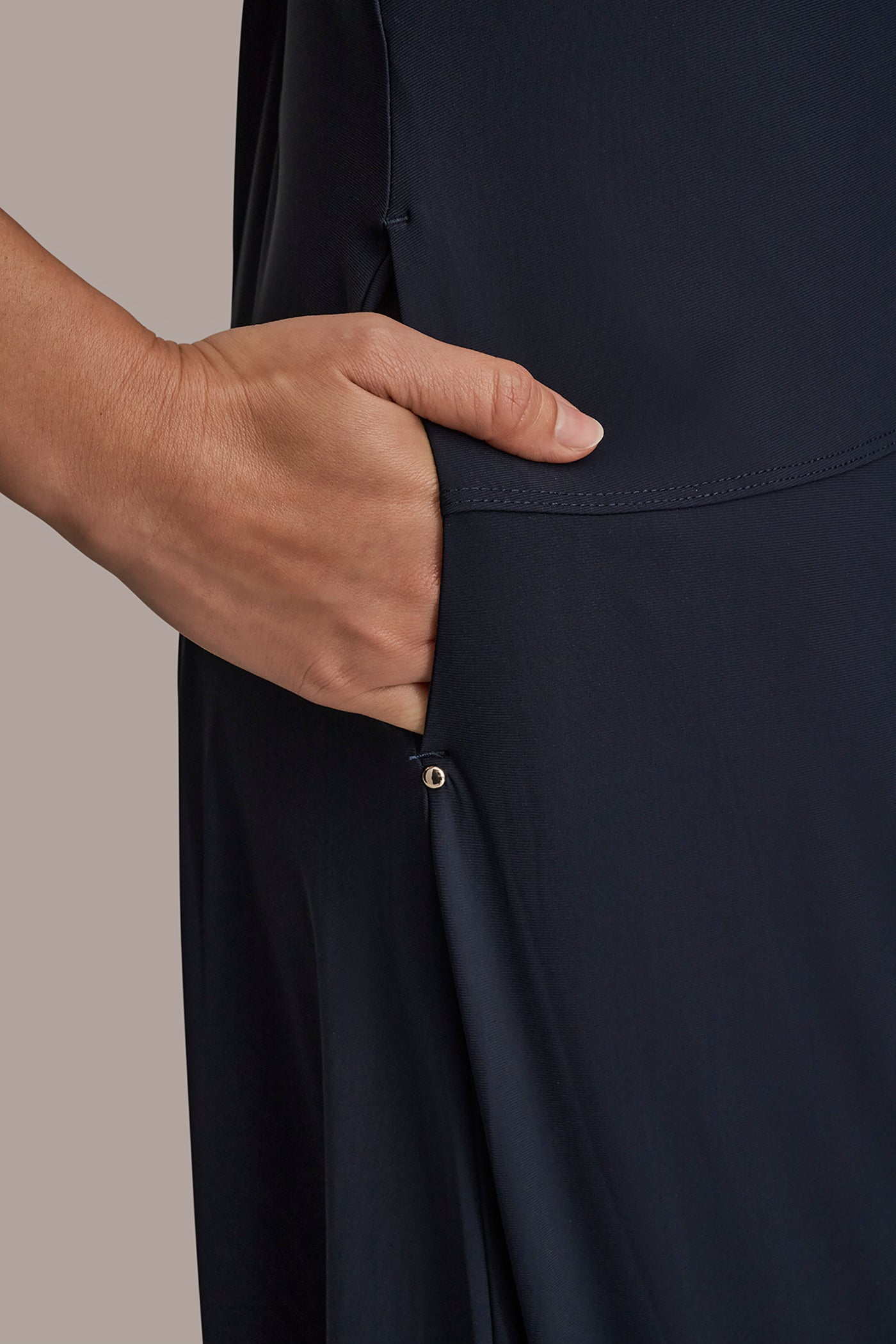 ELBOW SLEEVE POLO DRESS VIEW 5 | Donna Karan Weekend ELBOW SLEEVE POLO DRESS VIEW 5 | Donna Karan Weekend