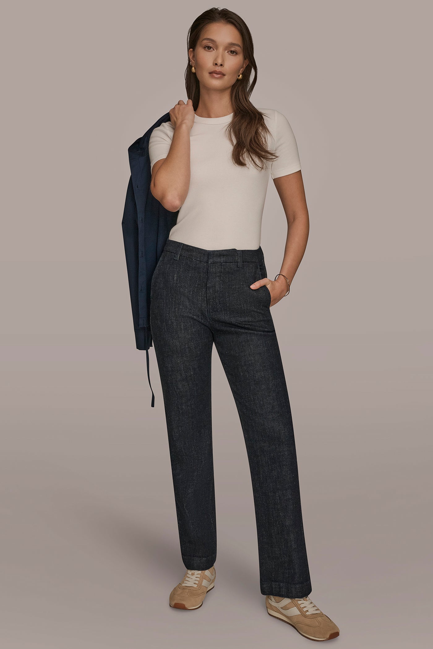 THE DONNA MID RISE MODERN TROUSER VIEW 6 | Donna Karan Weekend THE DONNA MID RISE MODERN TROUSER VIEW 6 | Donna Karan Weekend