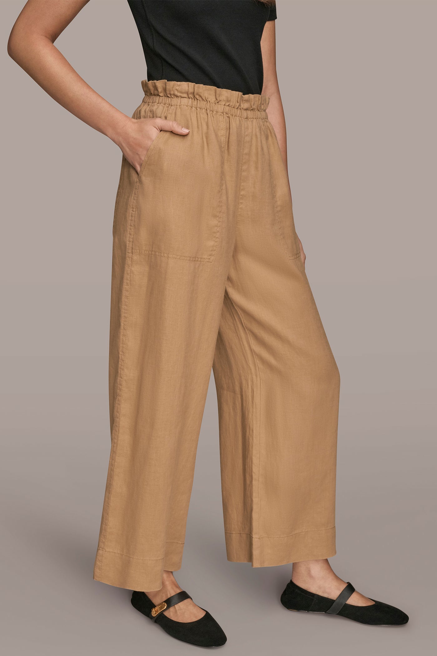 HIGH RISE RELAXED PANT WITH POCKETS VIEW 3 | Pants HIGH RISE RELAXED PANT WITH POCKETS VIEW 3 | Pants