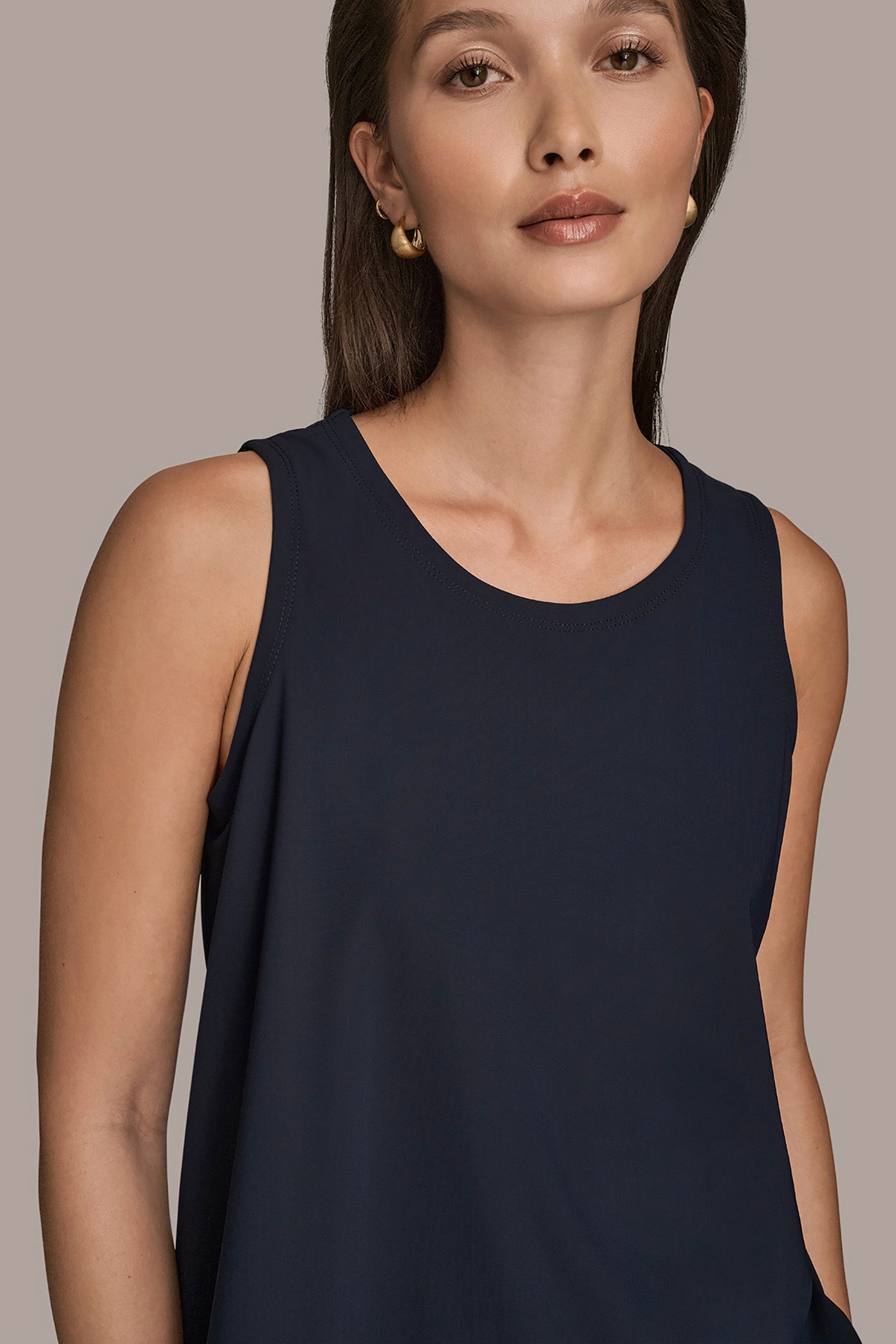 SLEEVELESS TOP VIEW 4 | Donna Karan Weekend SLEEVELESS TOP VIEW 4 | Donna Karan Weekend