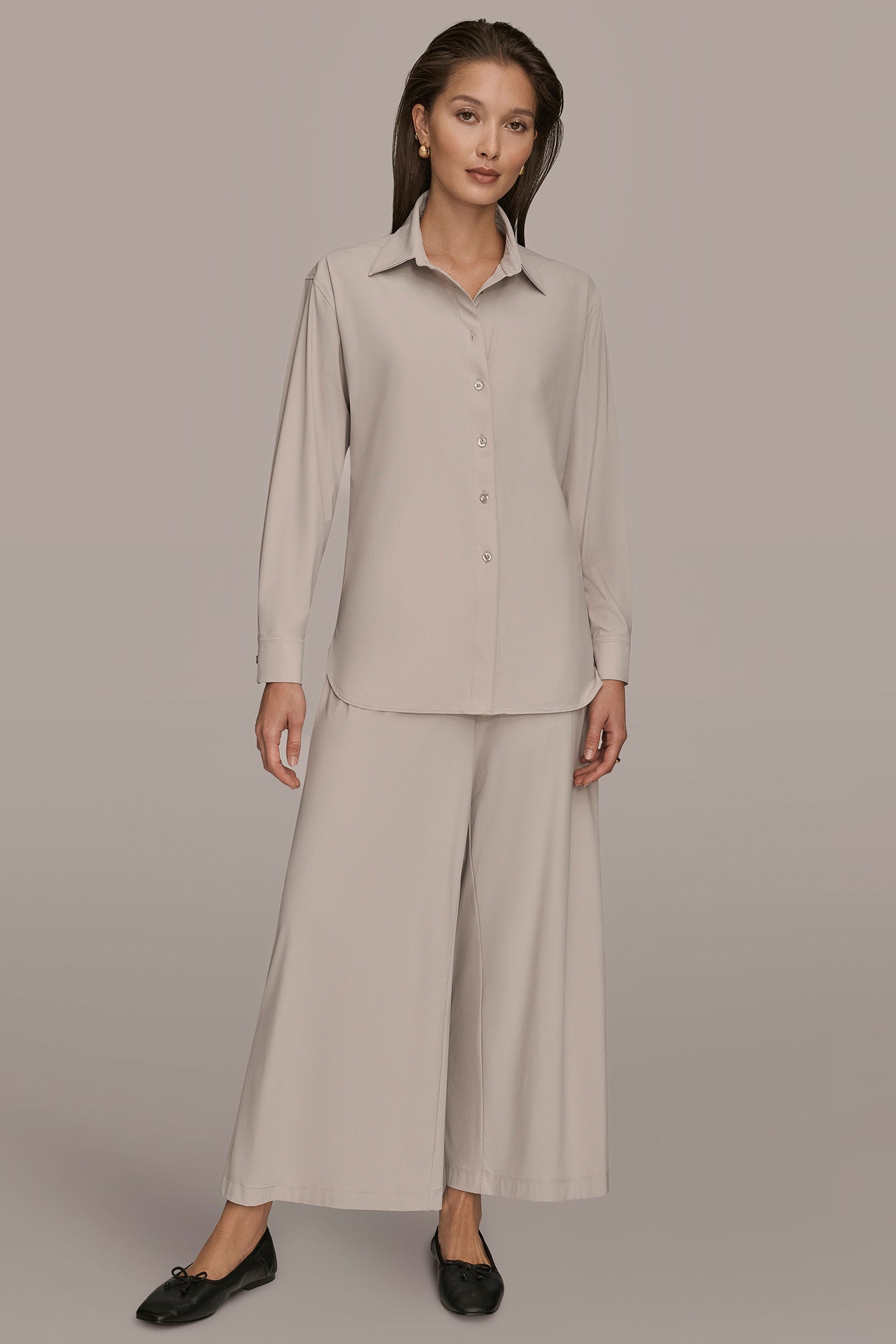 LONG SLEEVE BUTTON DOWN SHIRT VIEW 7 | Tops LONG SLEEVE BUTTON DOWN SHIRT VIEW 7 | Tops