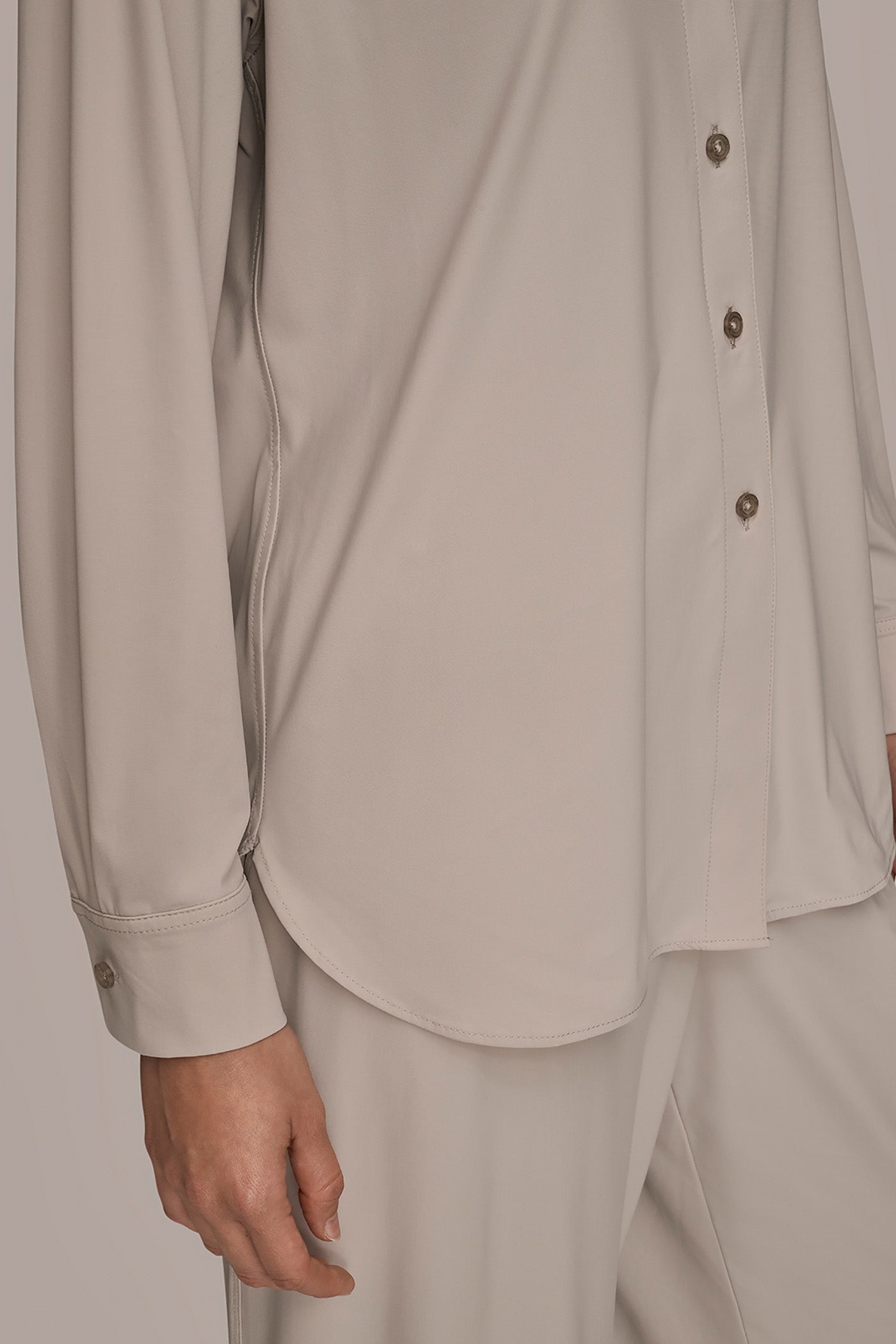 LONG SLEEVE BUTTON DOWN SHIRT VIEW 5 | Tops LONG SLEEVE BUTTON DOWN SHIRT VIEW 5 | Tops