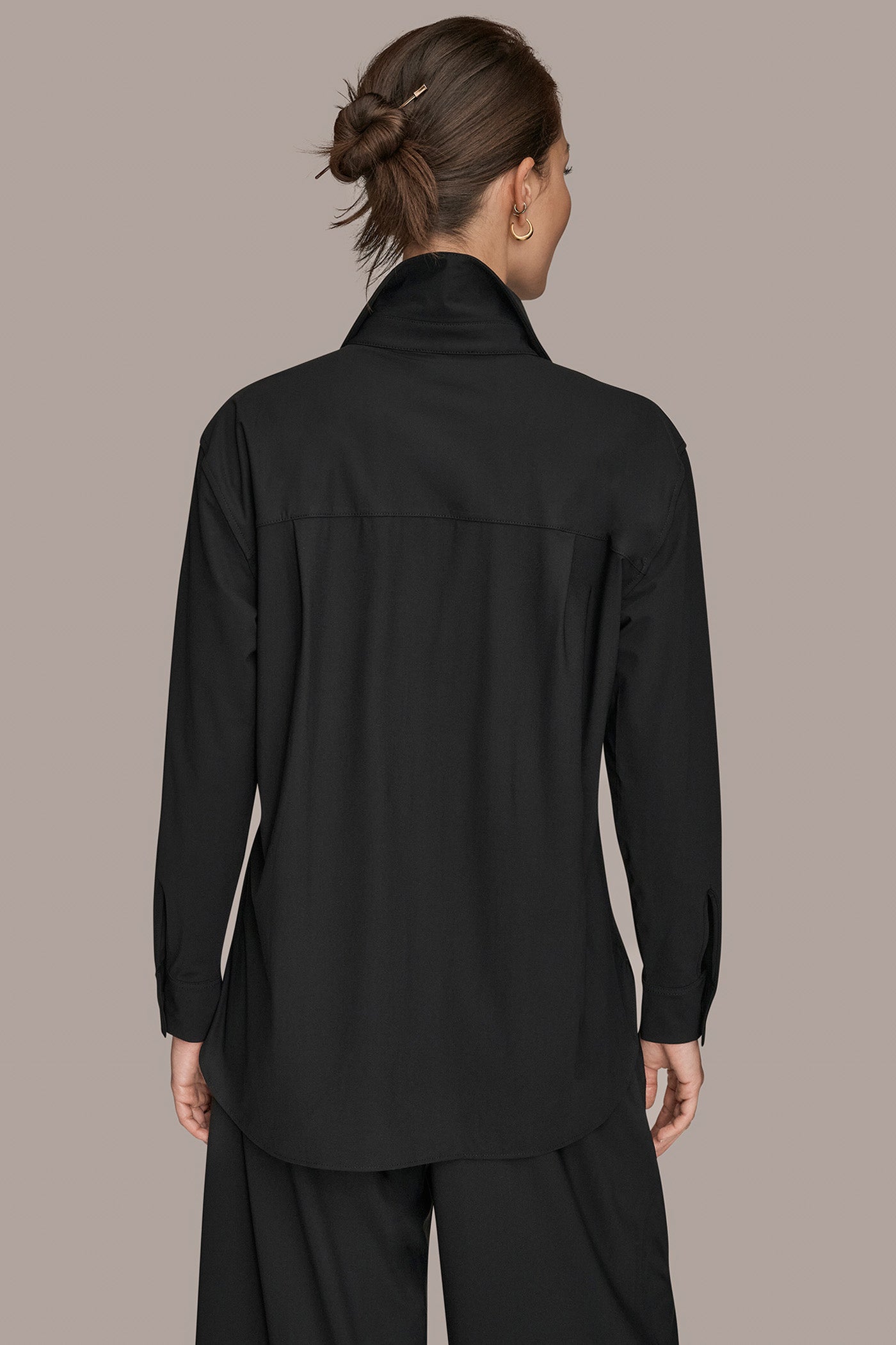 LONG SLEEVE BUTTON DOWN SHIRT | View 2 | Donna Karan Weekend LONG SLEEVE BUTTON DOWN SHIRT | View 2 | Donna Karan Weekend