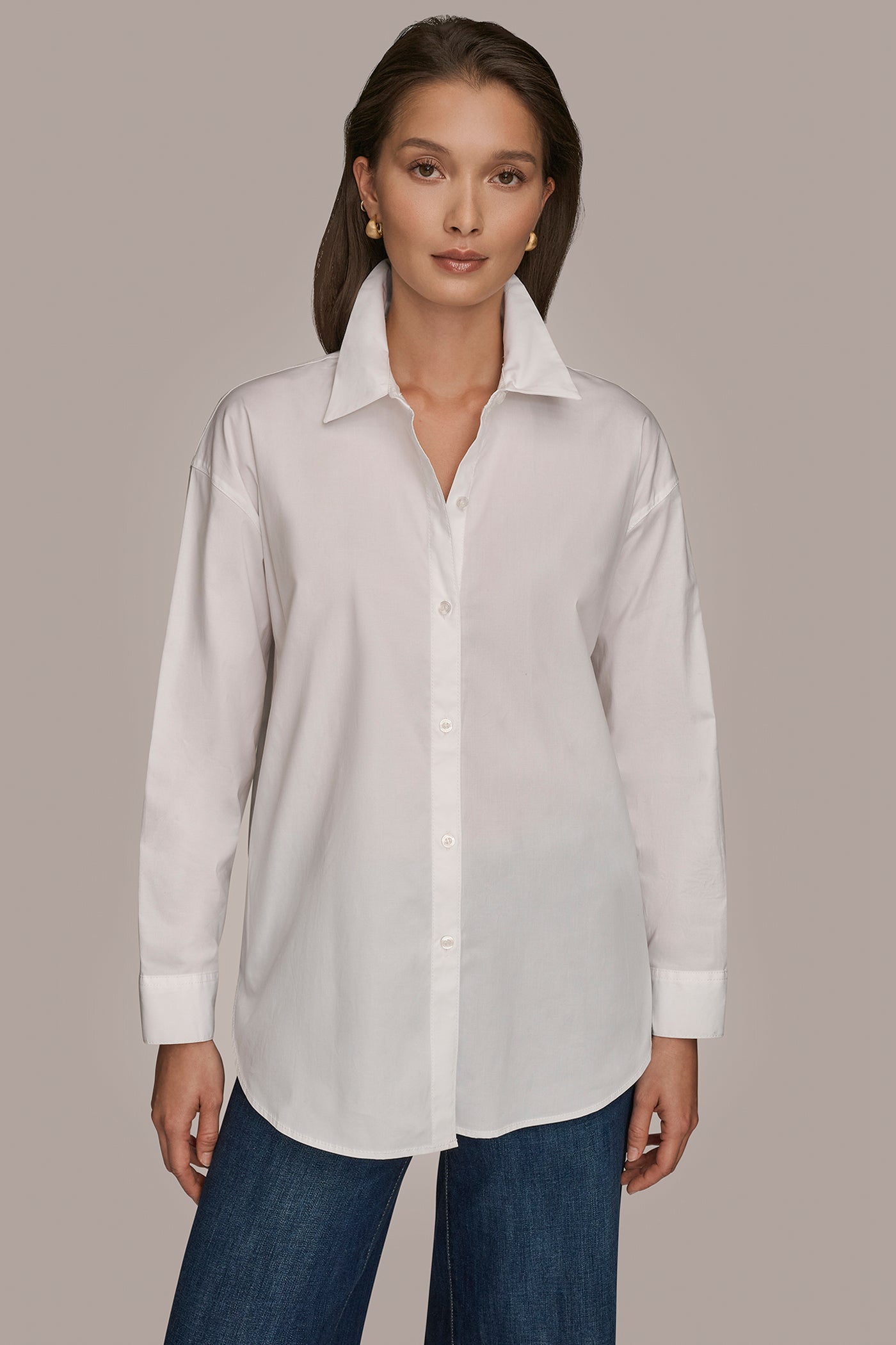 LONG SLEEVE BUTTON DOWN SHIRT | View 1 LONG SLEEVE BUTTON DOWN SHIRT | View 1