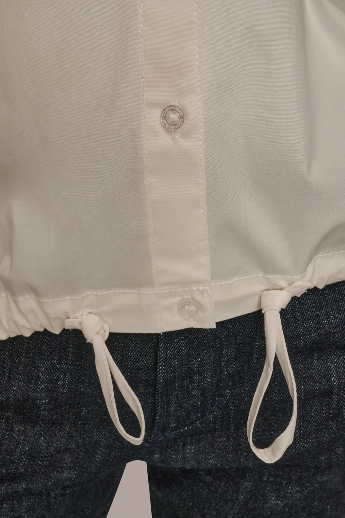 LONG SLEEVE BUTTON DOWN HOODED SHIRT VIEW 6 | Donna Karan Weekend LONG SLEEVE BUTTON DOWN HOODED SHIRT VIEW 6 | Donna Karan Weekend