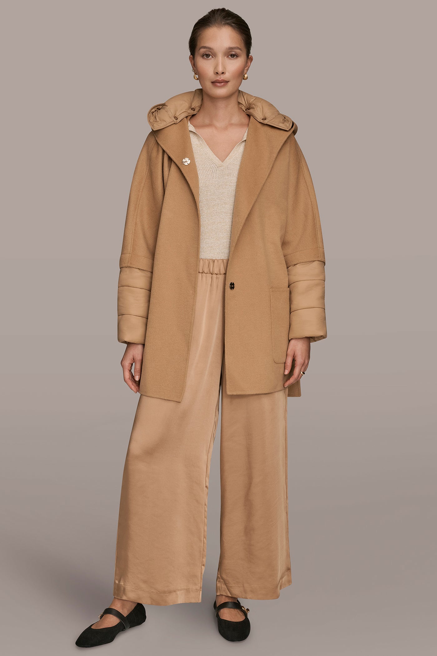 CAPE COAT WITH PUFFER SLEEVES VIEW 9 | Coats & Jackets CAPE COAT WITH PUFFER SLEEVES VIEW 9 | Coats & Jackets
