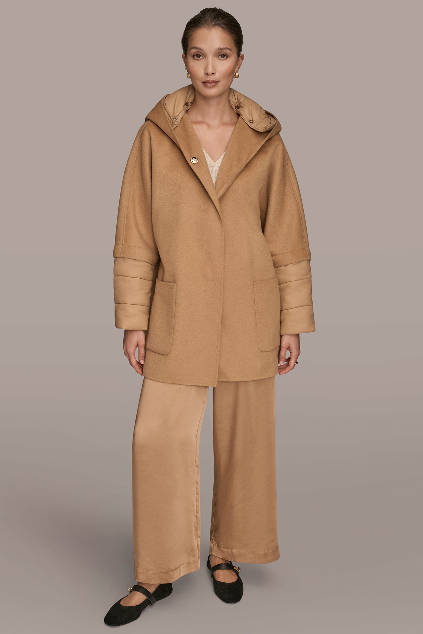 CAPE COAT WITH PUFFER SLEEVES VIEW 8 | Coats & Jackets CAPE COAT WITH PUFFER SLEEVES VIEW 8 | Coats & Jackets