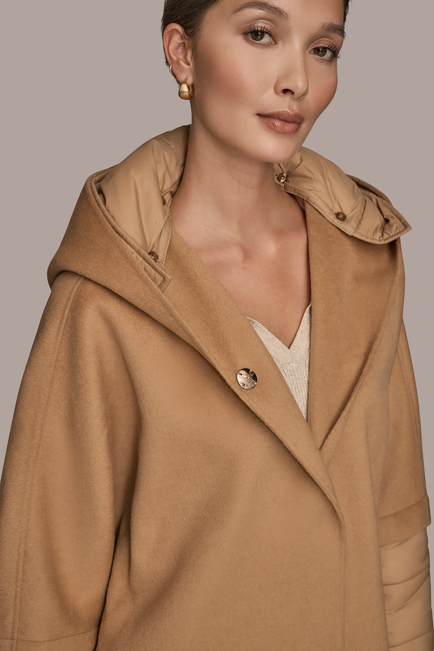 CAPE COAT WITH PUFFER SLEEVES VIEW 4 | Coats & Jackets CAPE COAT WITH PUFFER SLEEVES VIEW 4 | Coats & Jackets