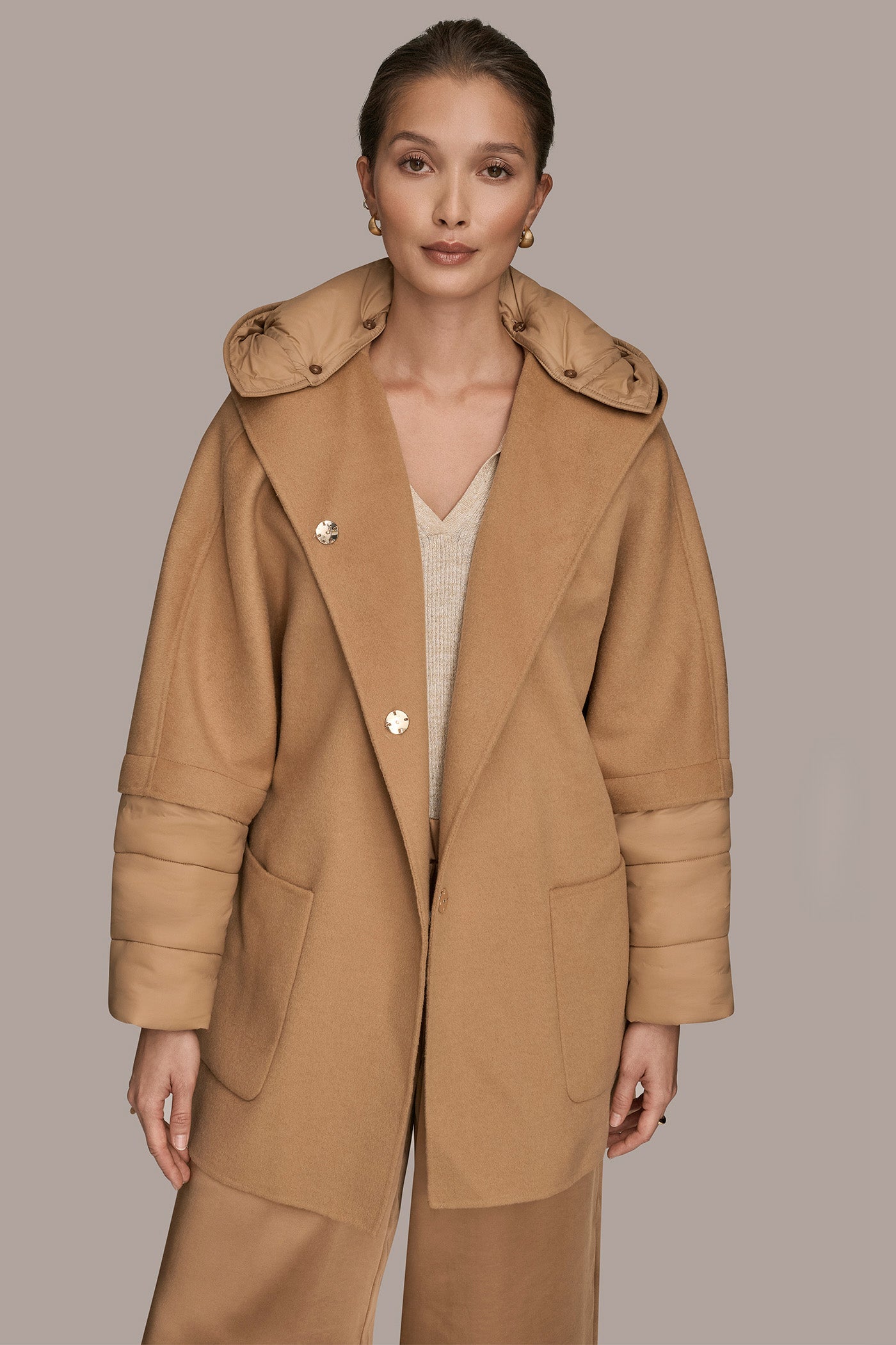 CAPE COAT WITH PUFFER SLEEVES VIEW 6 | Coats & Jackets CAPE COAT WITH PUFFER SLEEVES VIEW 6 | Coats & Jackets