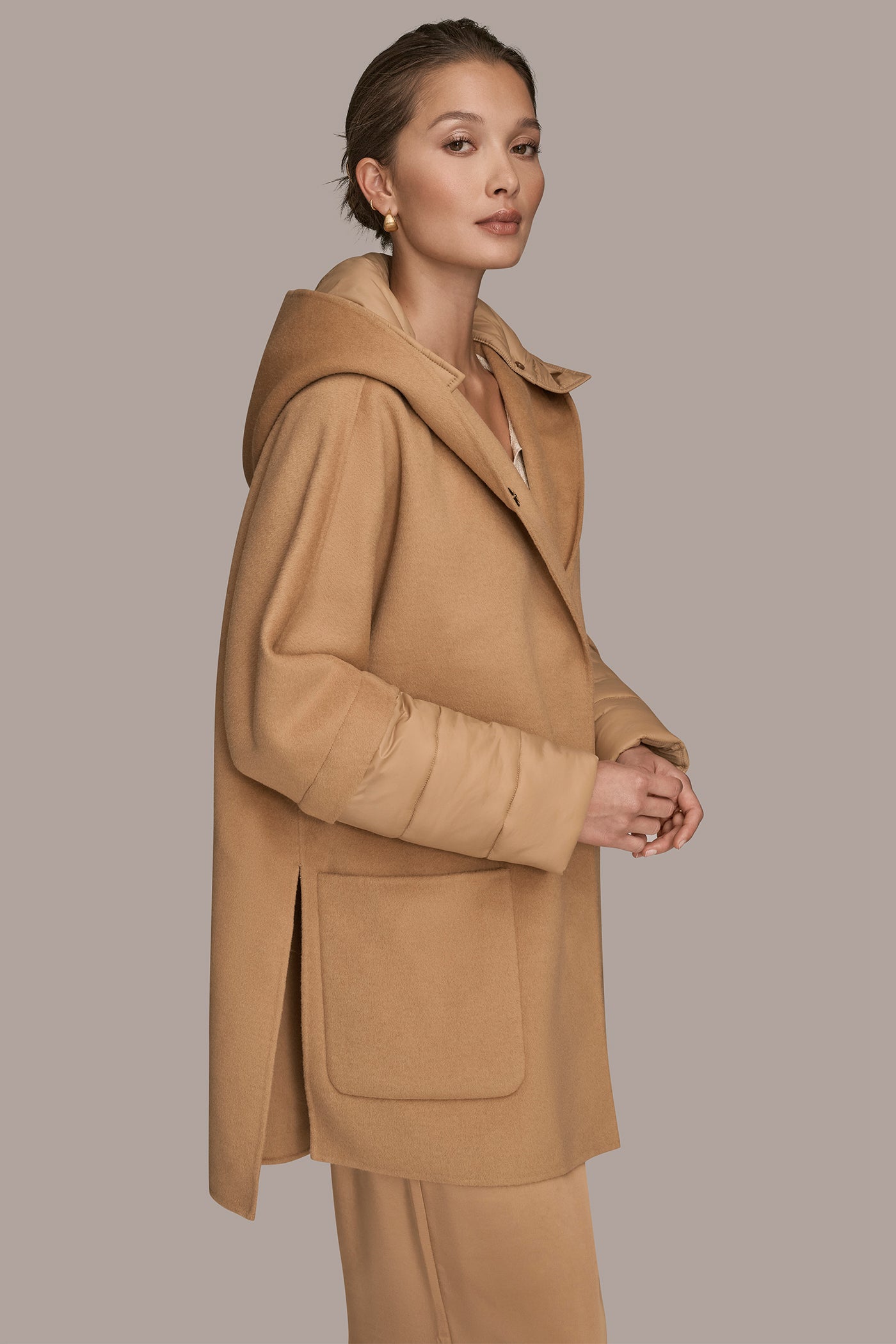 CAPE COAT WITH PUFFER SLEEVES VIEW 3 | Coats & Jackets CAPE COAT WITH PUFFER SLEEVES VIEW 3 | Coats & Jackets