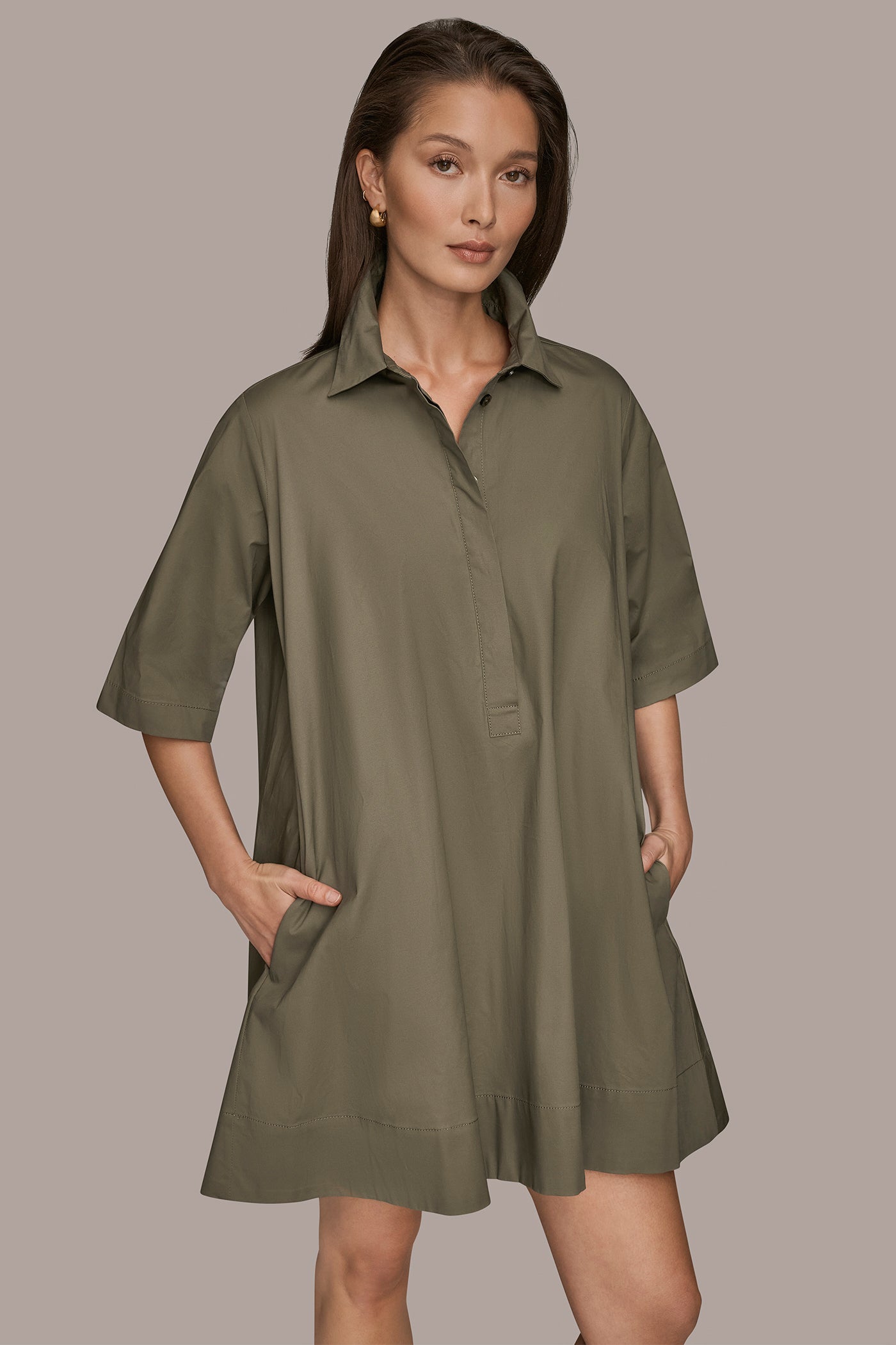 ELBOW SLEEVE SWING DRESS VIEW 6 | Dresses & Jumpsuits ELBOW SLEEVE SWING DRESS VIEW 6 | Dresses & Jumpsuits