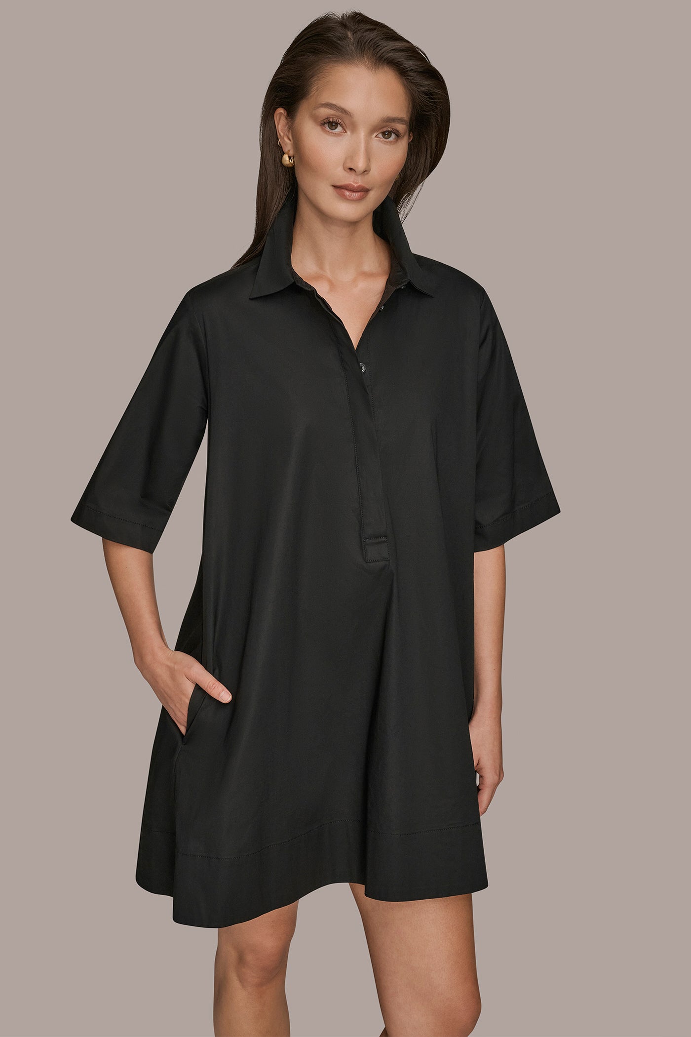 ELBOW SLEEVE SWING DRESS VIEW 5 | Dresses & Jumpsuits ELBOW SLEEVE SWING DRESS VIEW 5 | Dresses & Jumpsuits