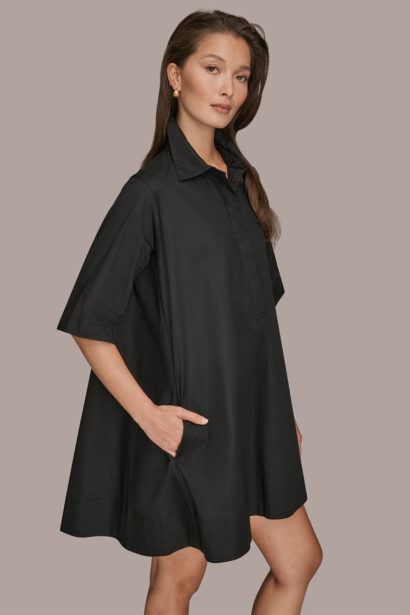 ELBOW SLEEVE SWING DRESS VIEW 3 | Dresses & Jumpsuits ELBOW SLEEVE SWING DRESS VIEW 3 | Dresses & Jumpsuits