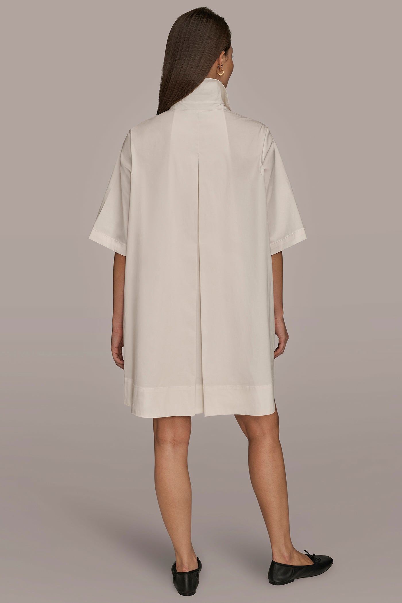 ELBOW SLEEVE SWING DRESS | View 2 | Clothing ELBOW SLEEVE SWING DRESS | View 2 | Clothing