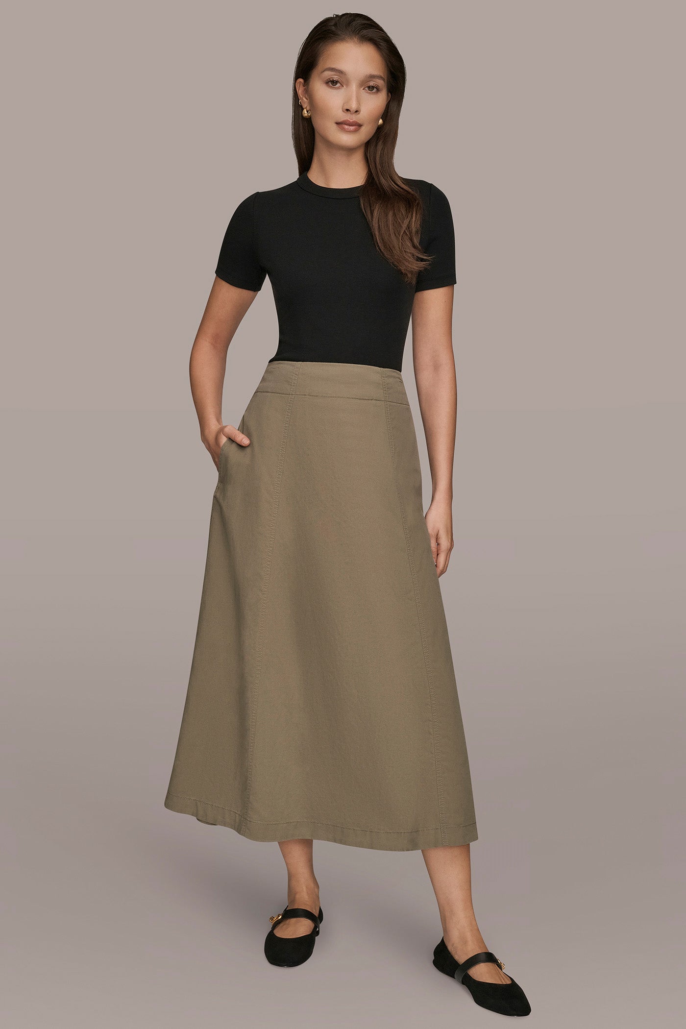 LONG PANEL SKIRT VIEW 6 | Skirts LONG PANEL SKIRT VIEW 6 | Skirts