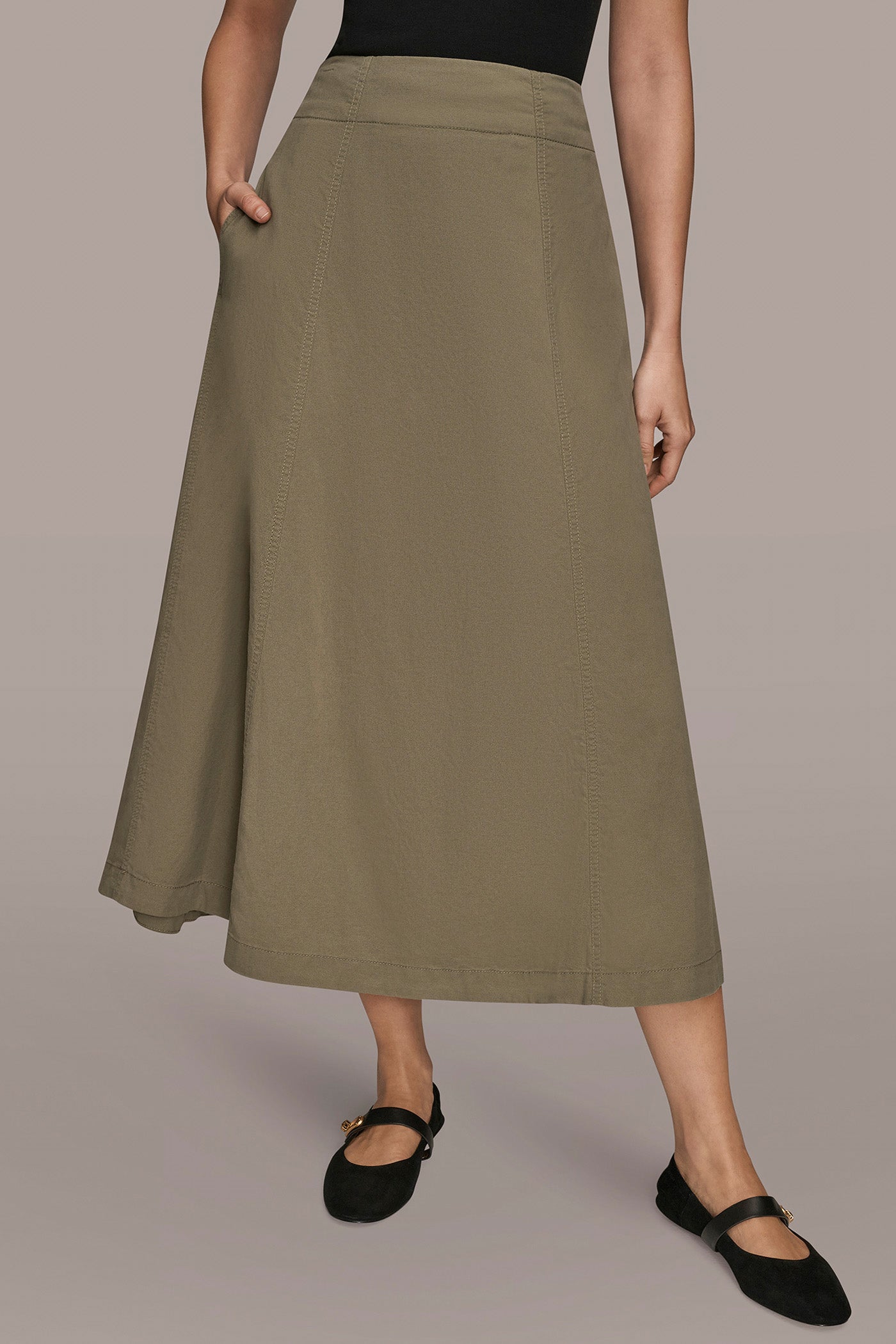 LONG PANEL SKIRT | View 1 | Skirts LONG PANEL SKIRT | View 1 | Skirts
