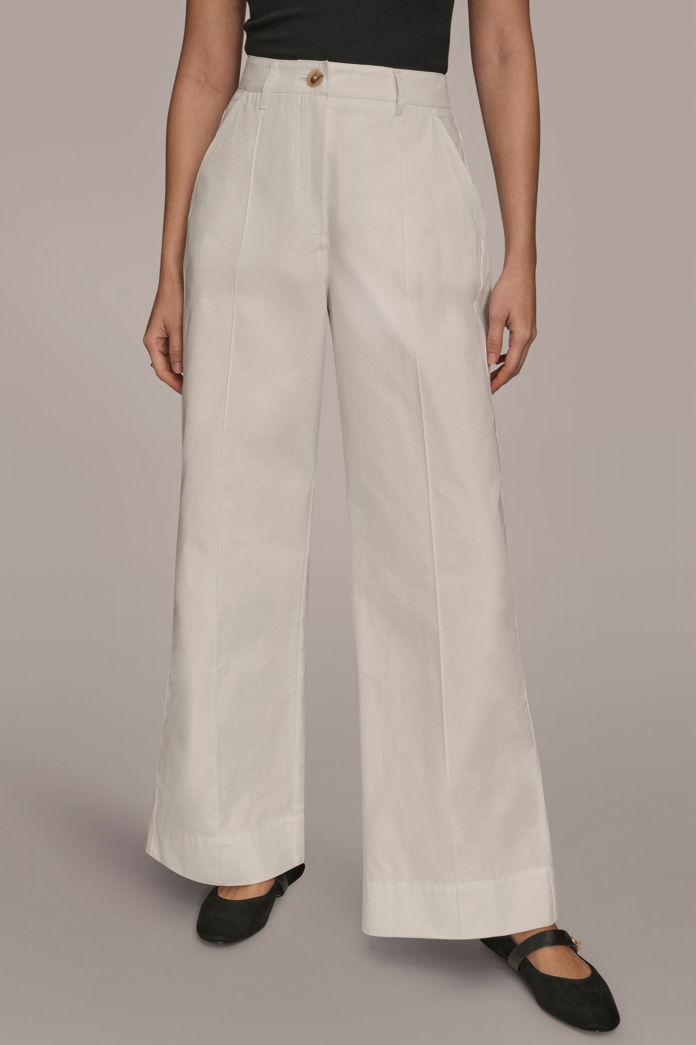HIGH RISE PINTUCK TROUSER | View 1 HIGH RISE PINTUCK TROUSER | View 1