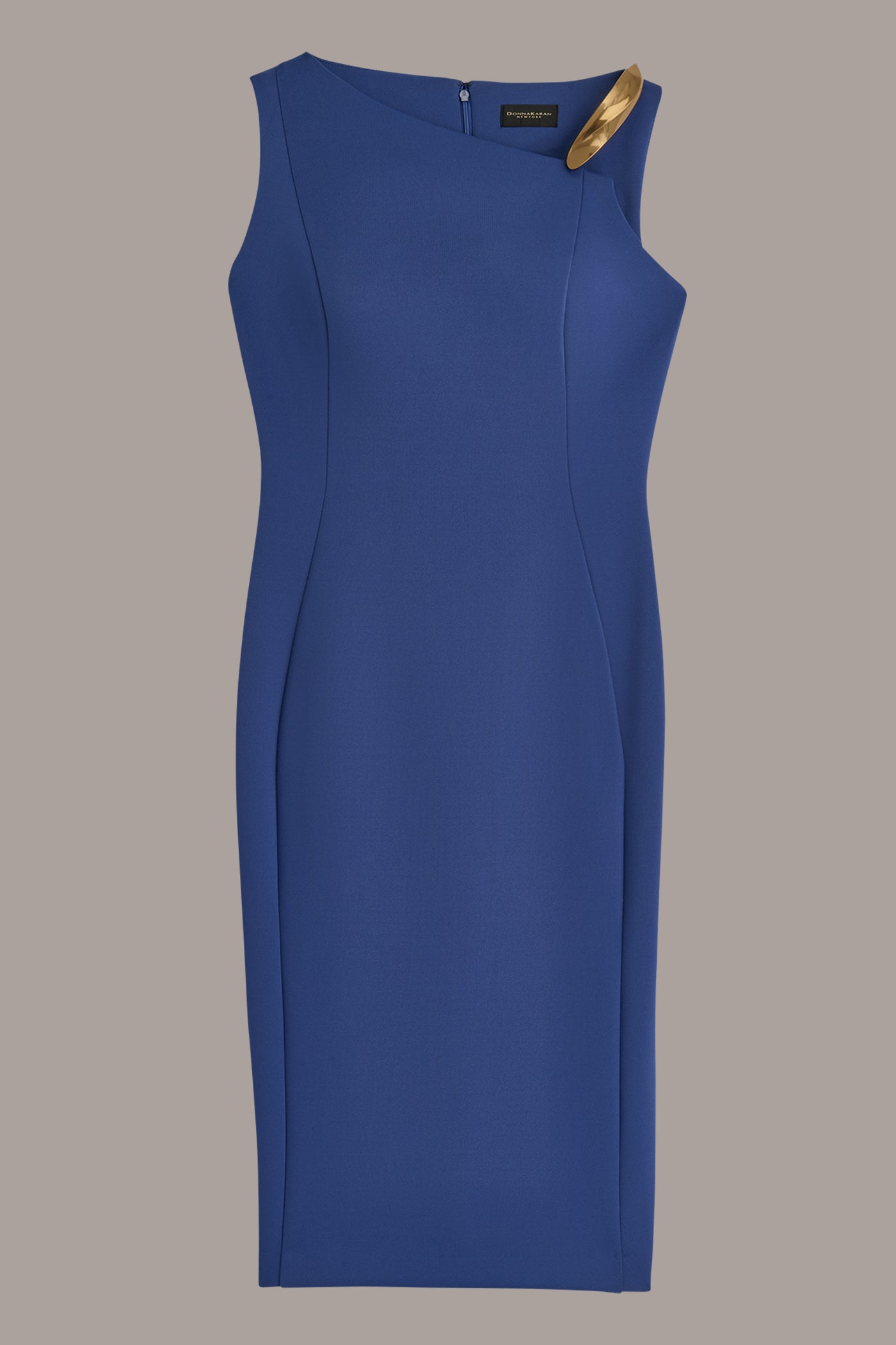 GOLD-TRIMMED ONE-SHOULDER SHEATH DRESS VIEW 8 | Cocktail & Party GOLD-TRIMMED ONE-SHOULDER SHEATH DRESS VIEW 8 | Cocktail & Party