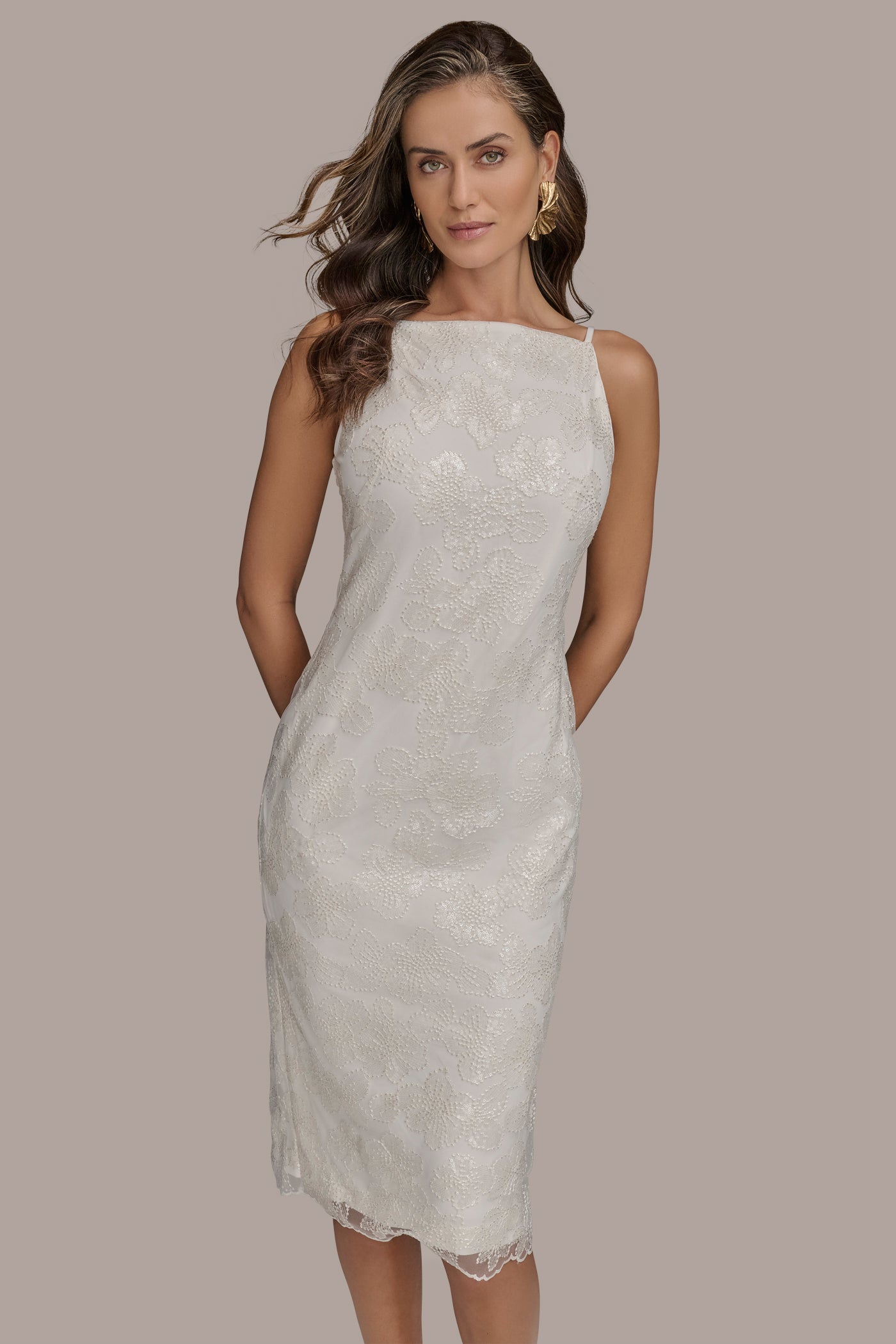 FLORAL SEQUIN SHEATH DRESS VIEW 5 | Cocktail & Party FLORAL SEQUIN SHEATH DRESS VIEW 5 | Cocktail & Party
