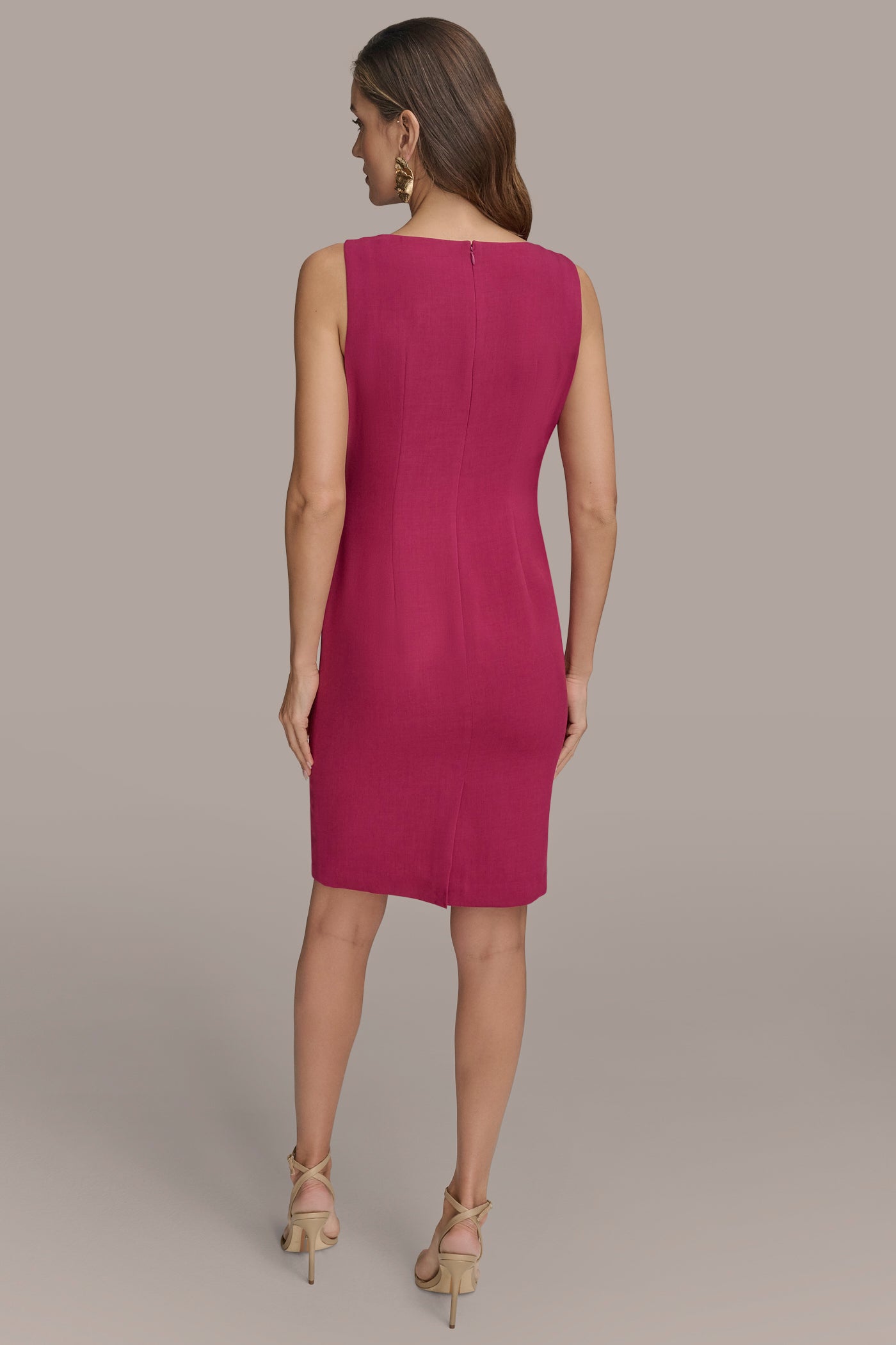 COWL NECK SHEATH DRESS VIEW 2 COWL NECK SHEATH DRESS VIEW 2