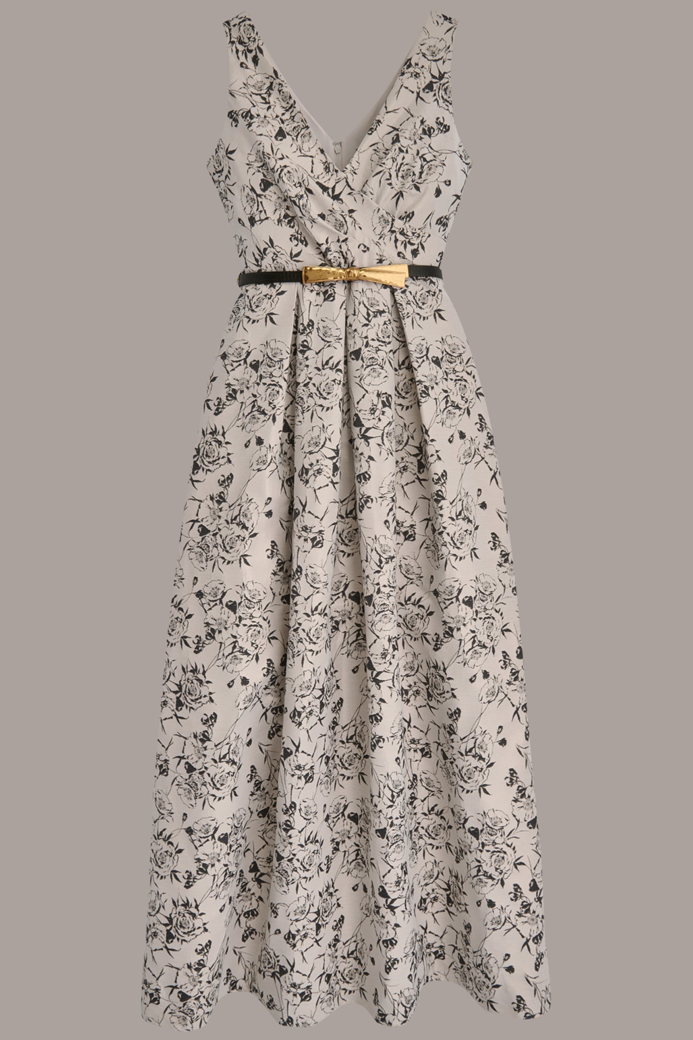 BELTED FLORAL BROCADE BALL GOWN VIEW 8 | Formal & Black Tie BELTED FLORAL BROCADE BALL GOWN VIEW 8 | Formal & Black Tie