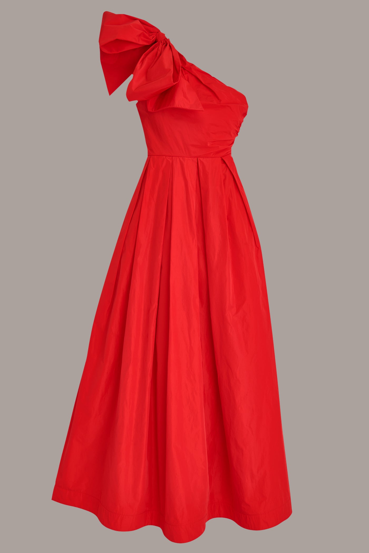 ONE-SHOULDER BOW-EMBELLISHED BALL GOWN VIEW 7 ONE-SHOULDER BOW-EMBELLISHED BALL GOWN VIEW 7