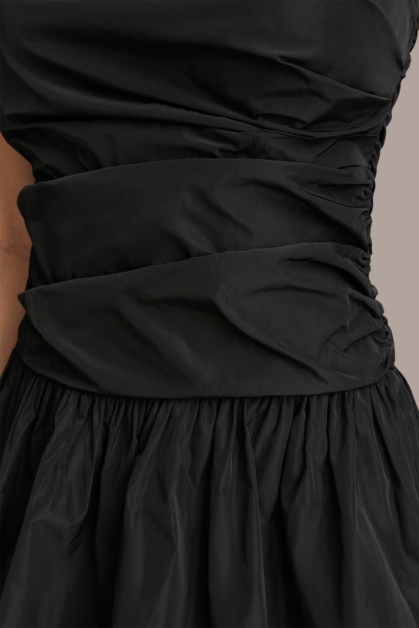 GATHERED FIT AND FLARE COCKTAIL DRESS VIEW 7 GATHERED FIT AND FLARE COCKTAIL DRESS VIEW 7