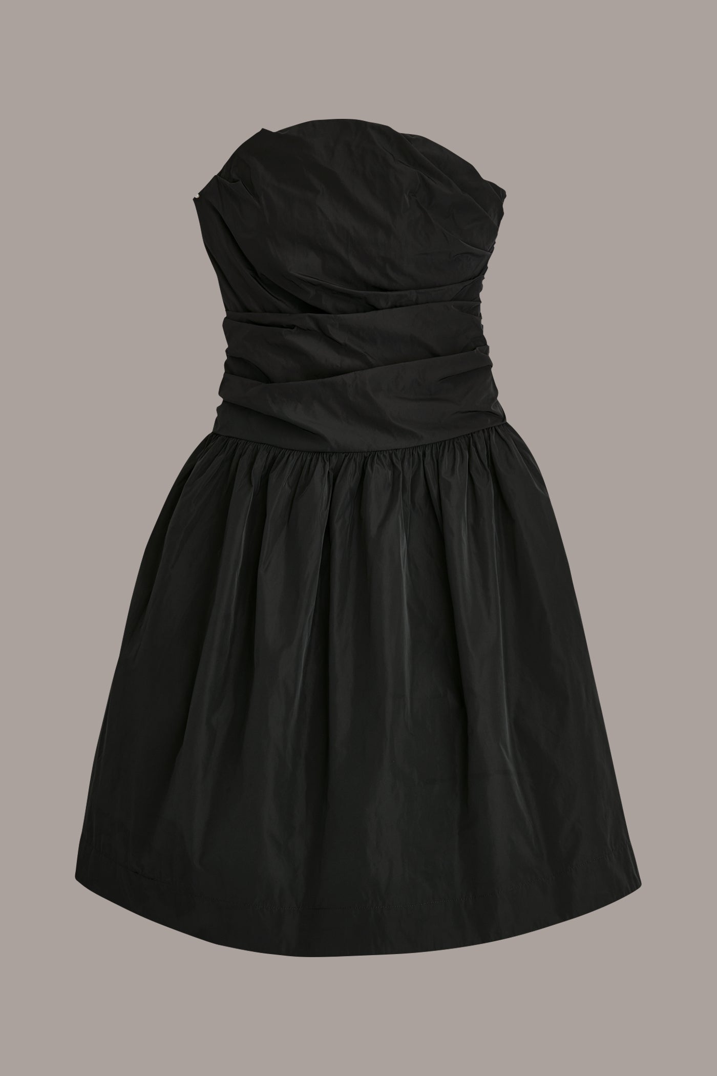 GATHERED FIT AND FLARE COCKTAIL DRESS VIEW 8 GATHERED FIT AND FLARE COCKTAIL DRESS VIEW 8