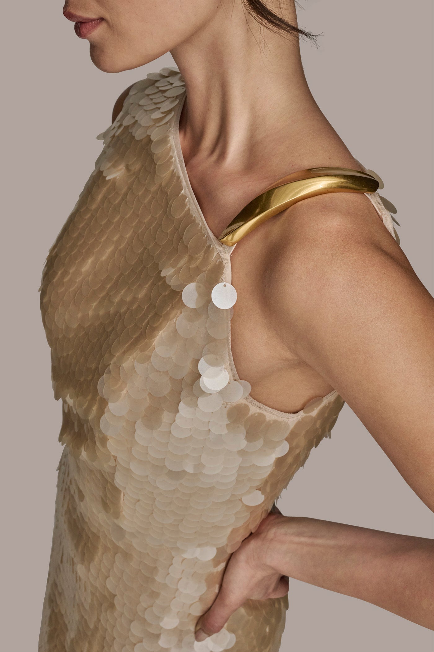 ASYMMETRIC SEQUIN GOWN VIEW 6 ASYMMETRIC SEQUIN GOWN VIEW 6