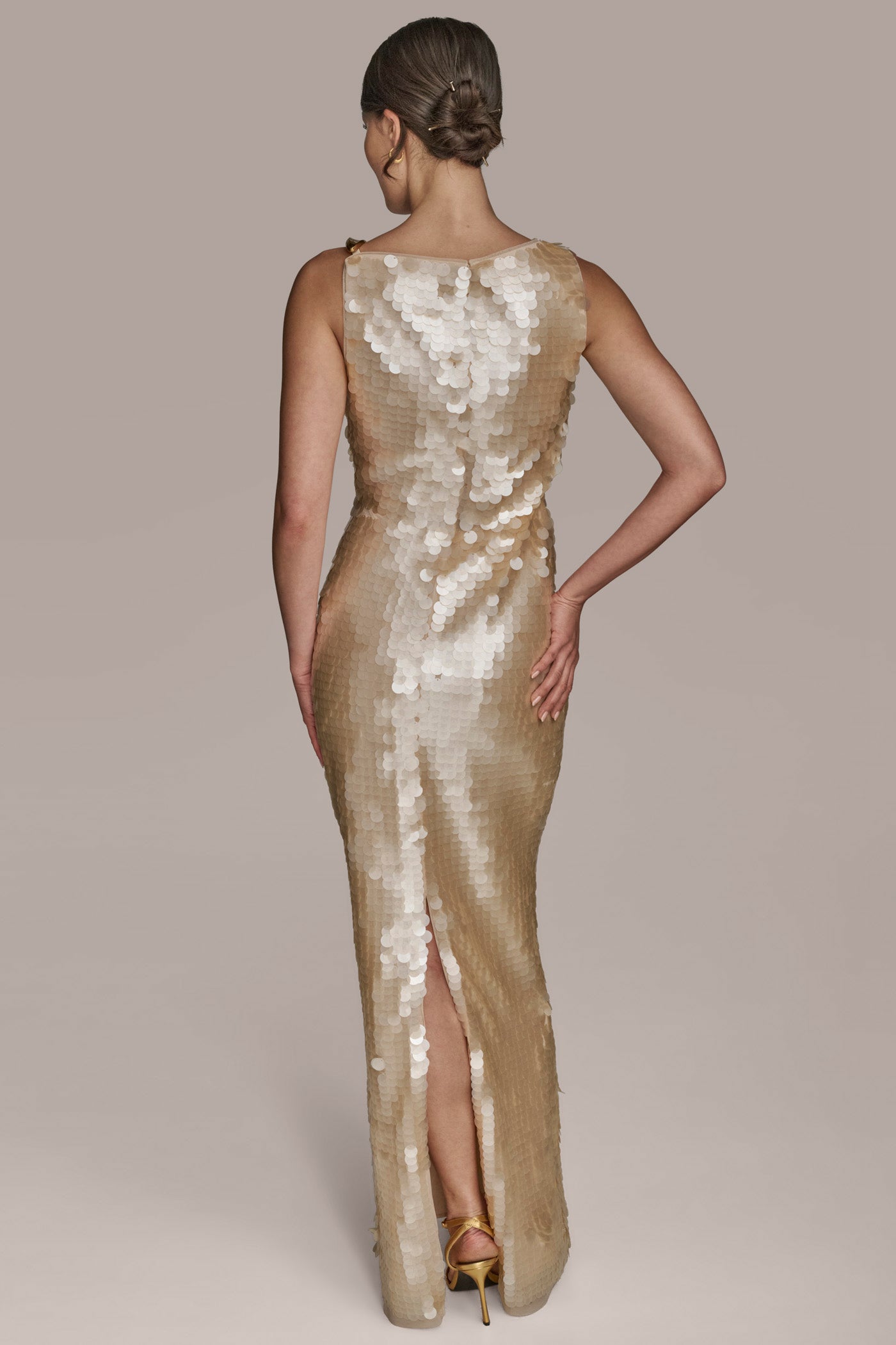 ASYMMETRIC SEQUIN GOWN | View 2 | Formal & Black Tie ASYMMETRIC SEQUIN GOWN | View 2 | Formal & Black Tie