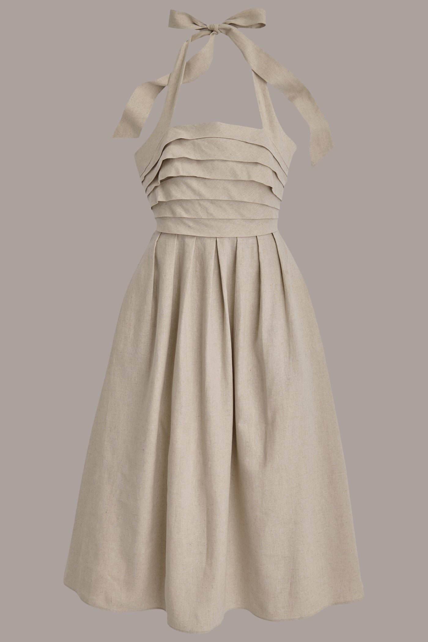 PLEATED HALTERNECK MIDI DRESS VIEW 16 | Essential Dresses PLEATED HALTERNECK MIDI DRESS VIEW 16 | Essential Dresses