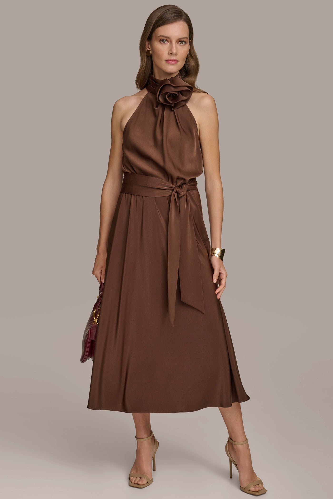 HALTER NECK CORSAGE ALINE VIEW 4 HALTER NECK CORSAGE ALINE VIEW 4