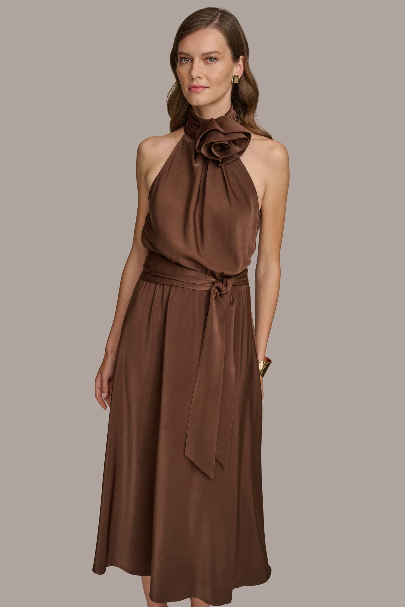 HALTER NECK CORSAGE ALINE VIEW 3 HALTER NECK CORSAGE ALINE VIEW 3