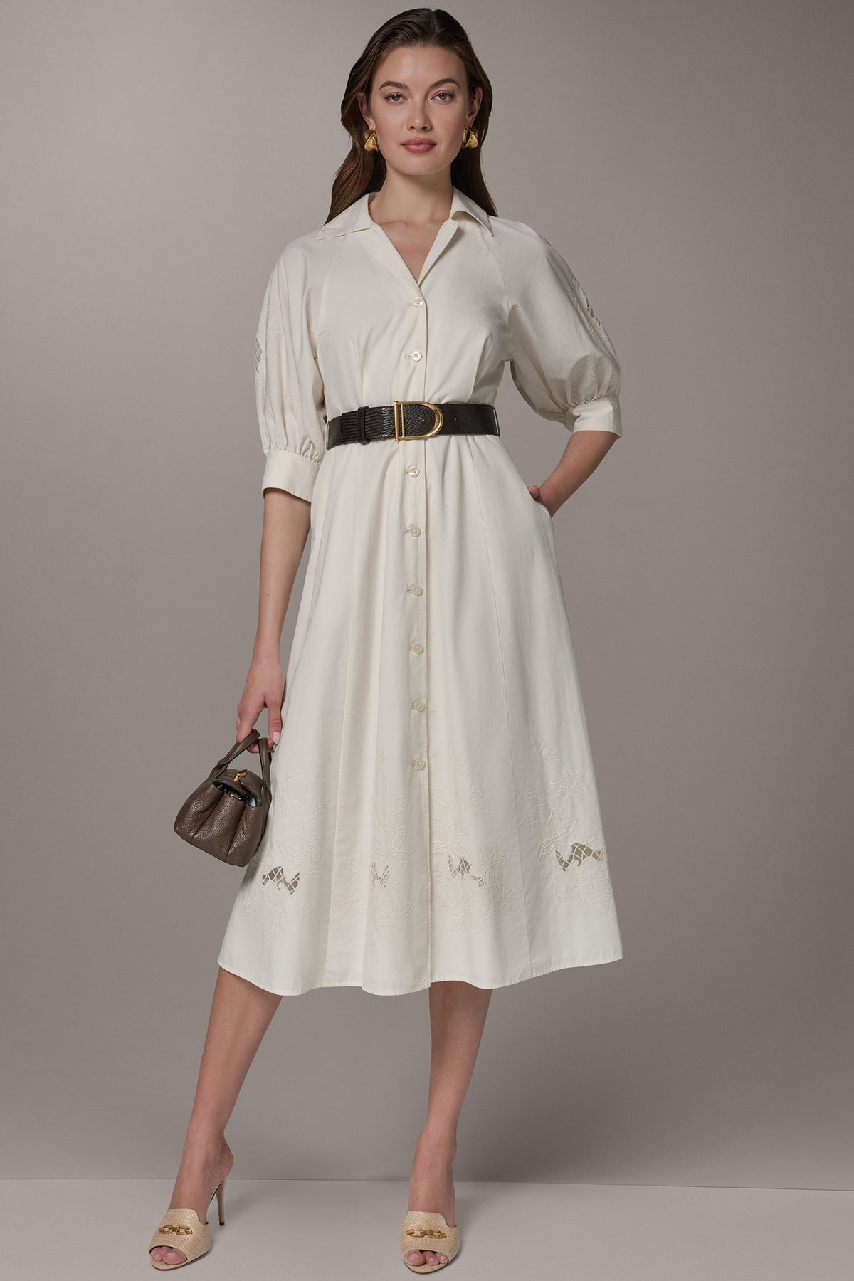 stone cargo oversized popper front shirt dress Buy Sosandar Brown Faux Leather Popper Front Shirt Dress from Next USA