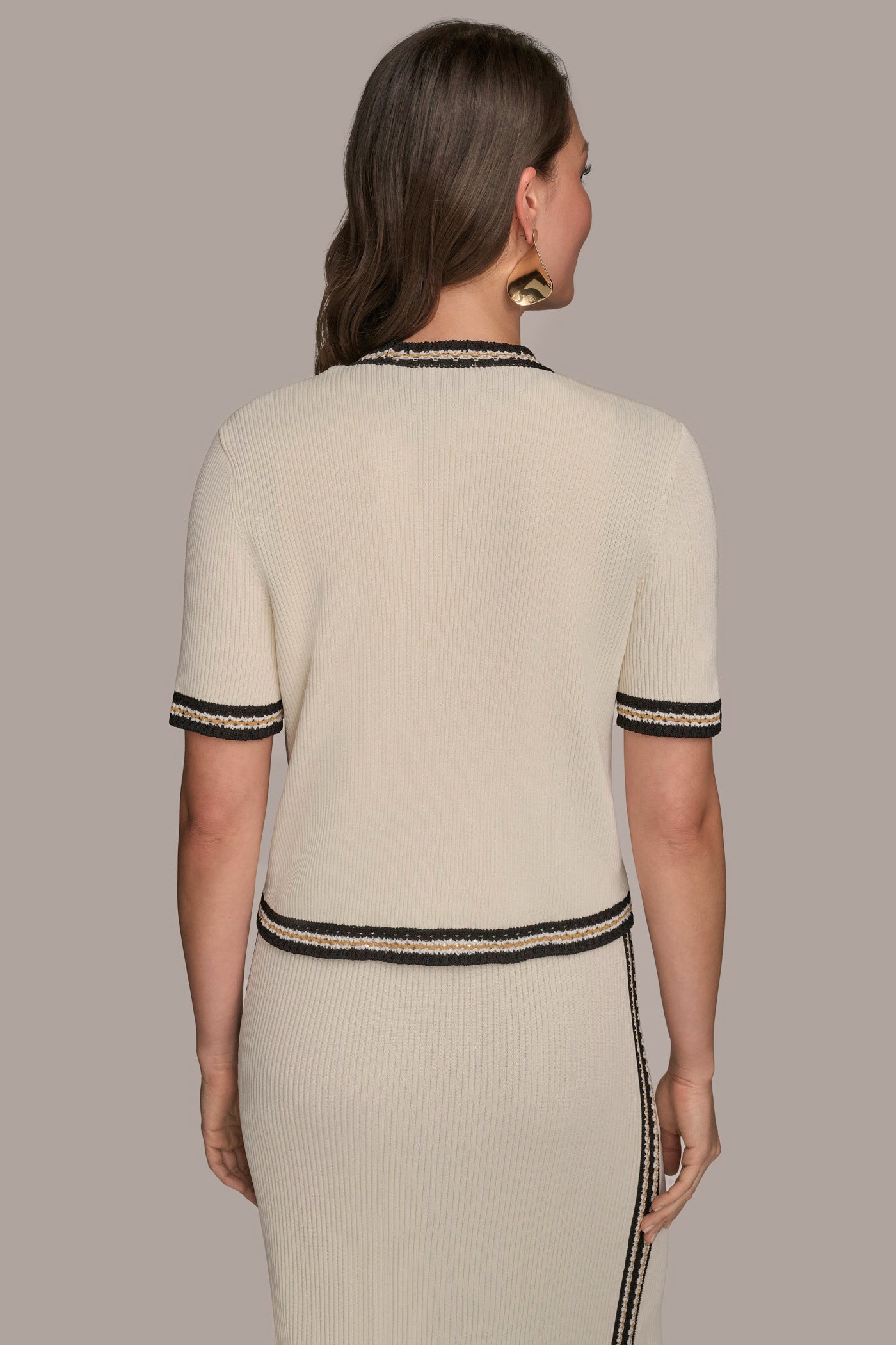 PIPED SHEATH DRESS WITH CARDIGAN VIEW 9 | Essential Dresses PIPED SHEATH DRESS WITH CARDIGAN VIEW 9 | Essential Dresses