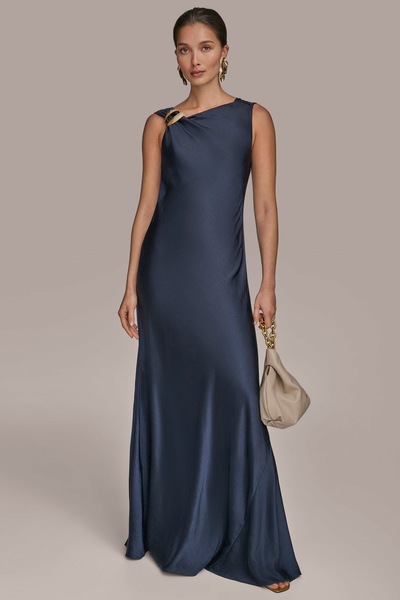 ONE-SHOULDER EMBELLISHED GOWN VIEW 5 | Formal & Black Tie ONE-SHOULDER EMBELLISHED GOWN VIEW 5 | Formal & Black Tie